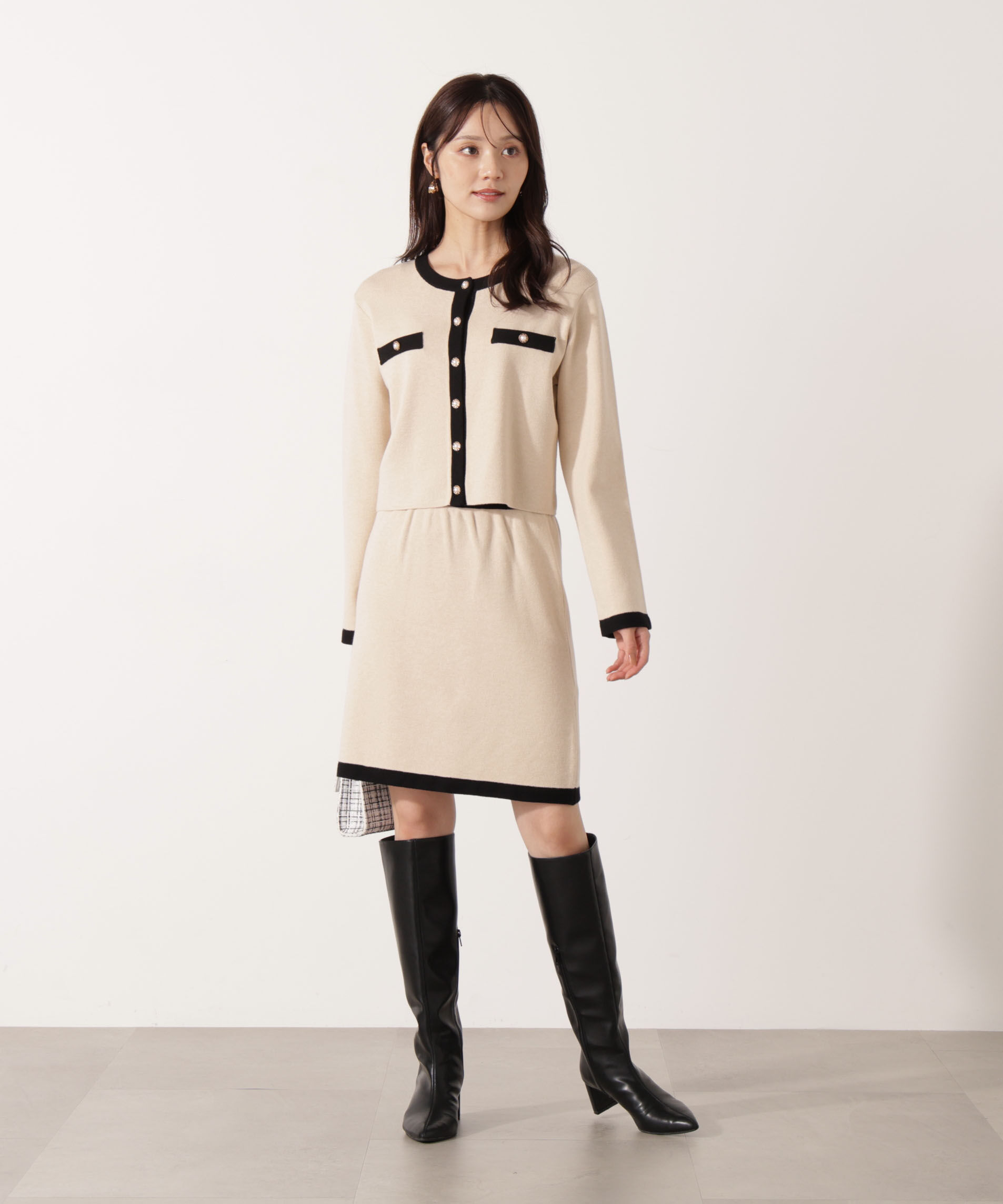 PROPORTION BODY DRESSING「ニットミニスカート」|スカート|