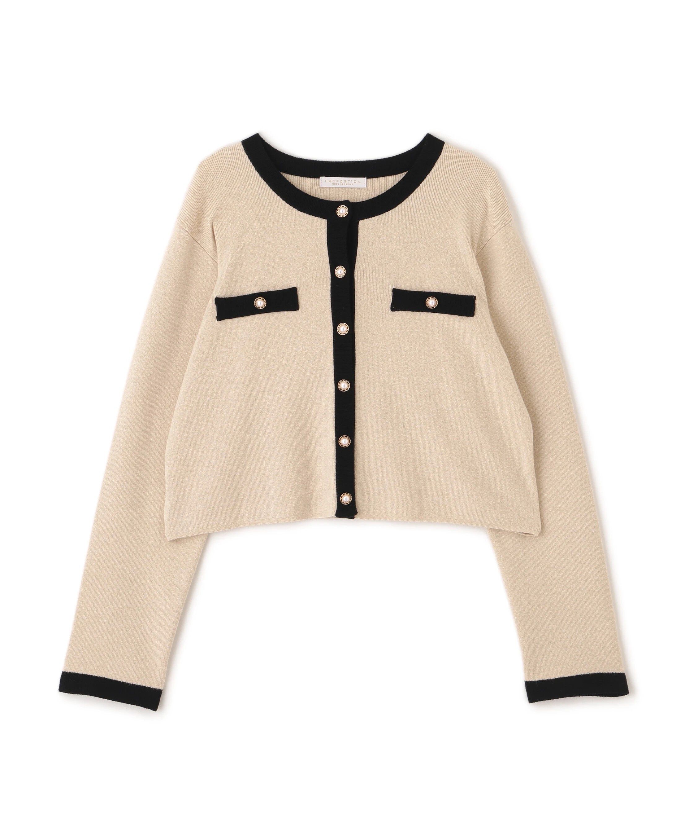 PROPORTION BODY DRESSING「ニットジャケット 25AW」|ニット・セーター|