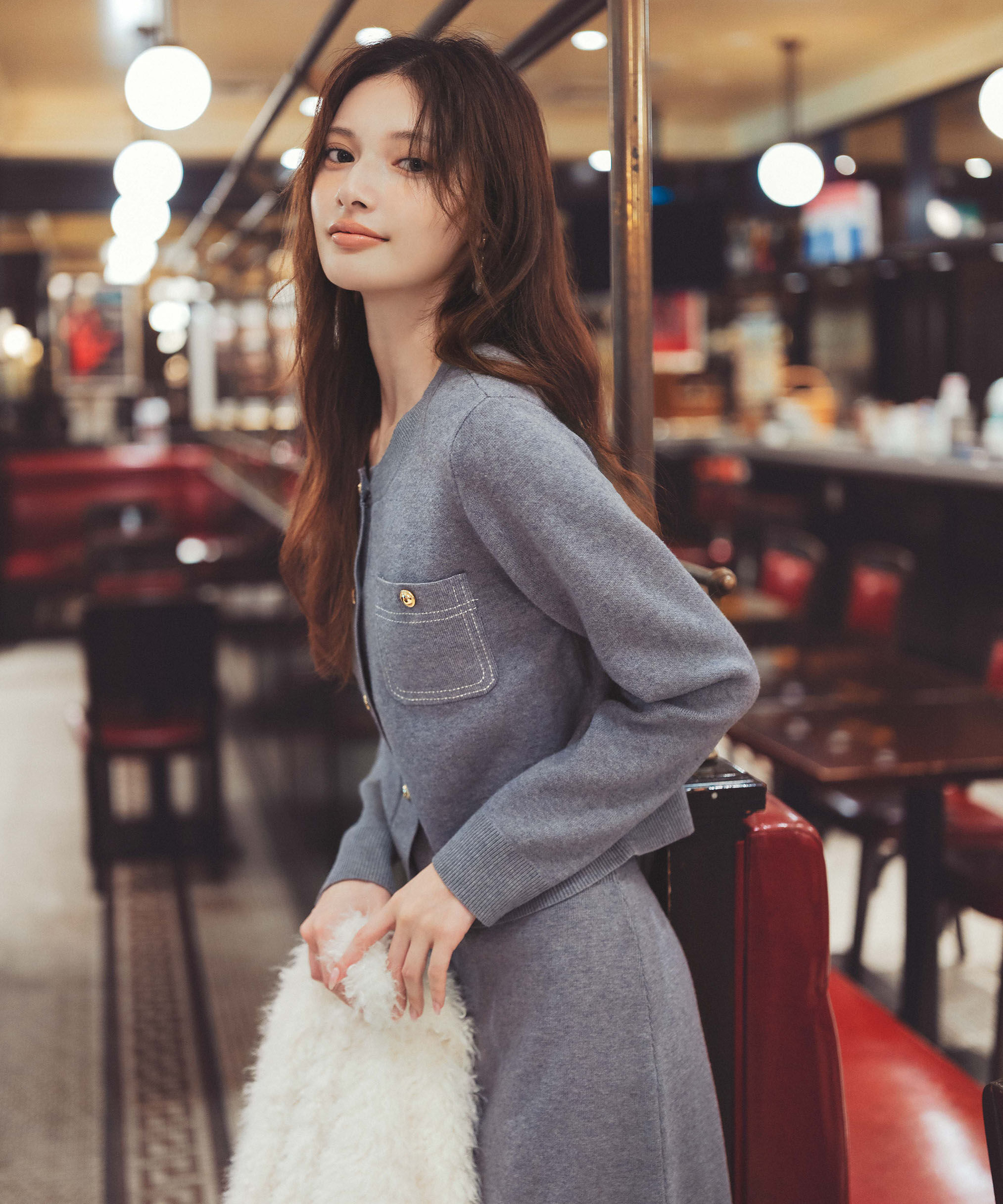 PROPORTION BODY DRESSING「ステッチニットSETUP 25AW」|ワンピース|