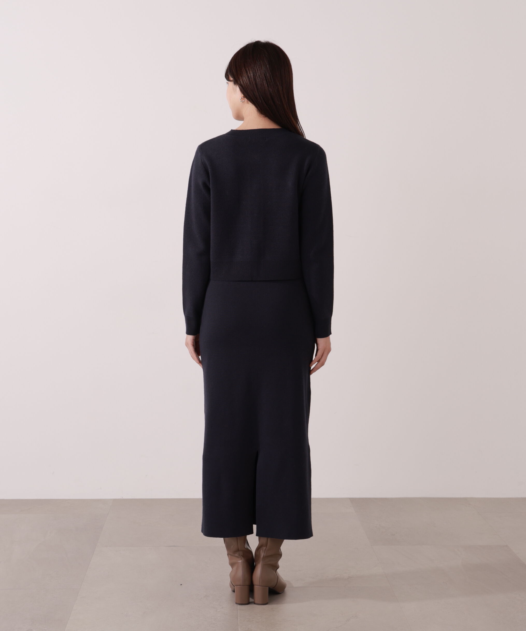 PROPORTION BODY DRESSING「ステッチニットSETUP 25AW」|ワンピース|