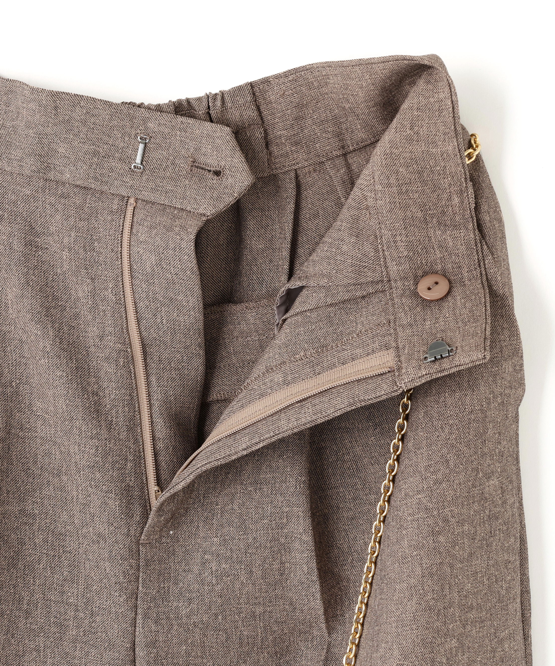 PROPORTION BODY DRESSING「＜谷川菜奈さんコラボ＞チェーン付きワイドパンツ 25AW」|その他|