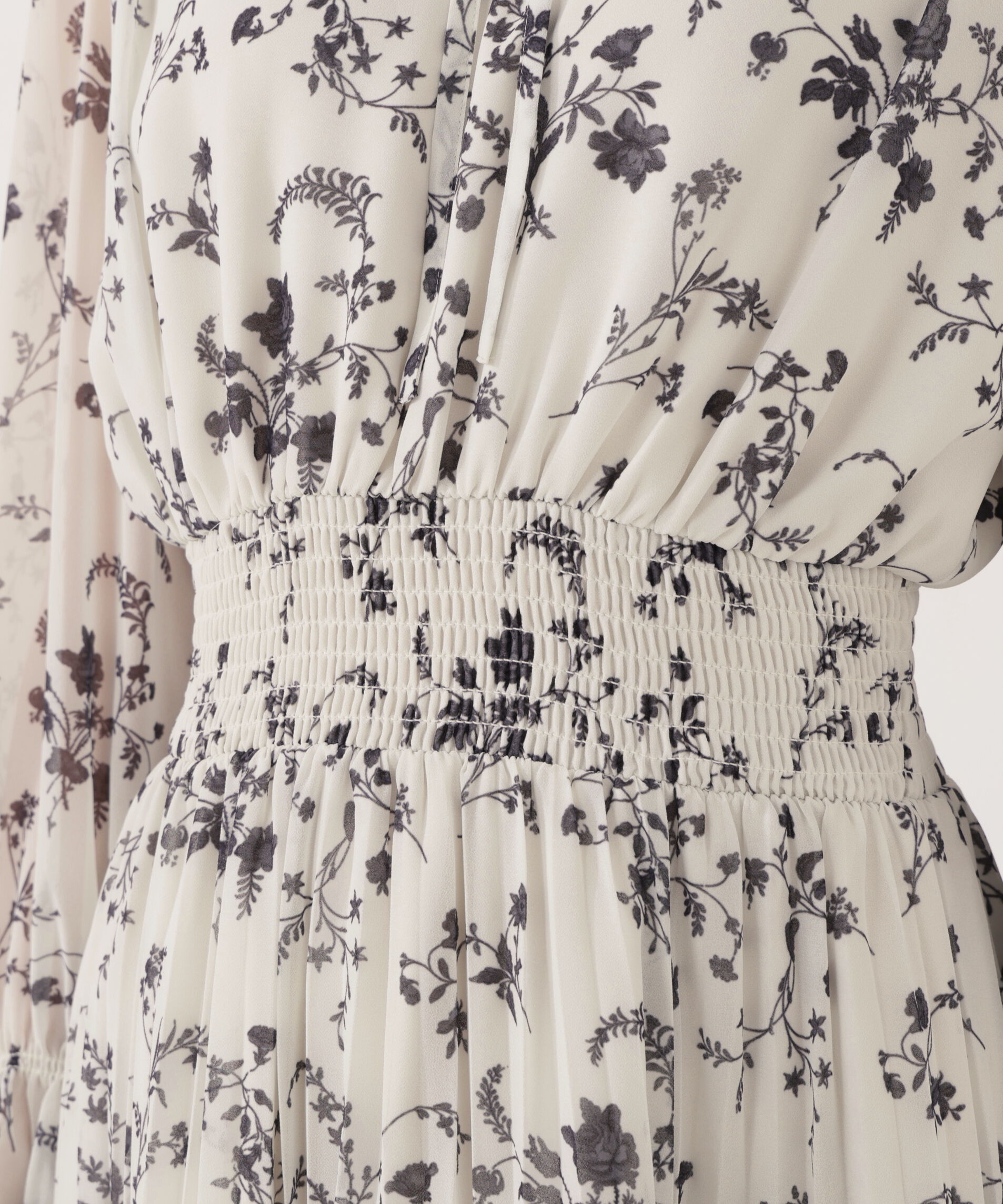 PROPORTION BODY DRESSING「花柄プリーツワンピース 25AW」|ワンピース|