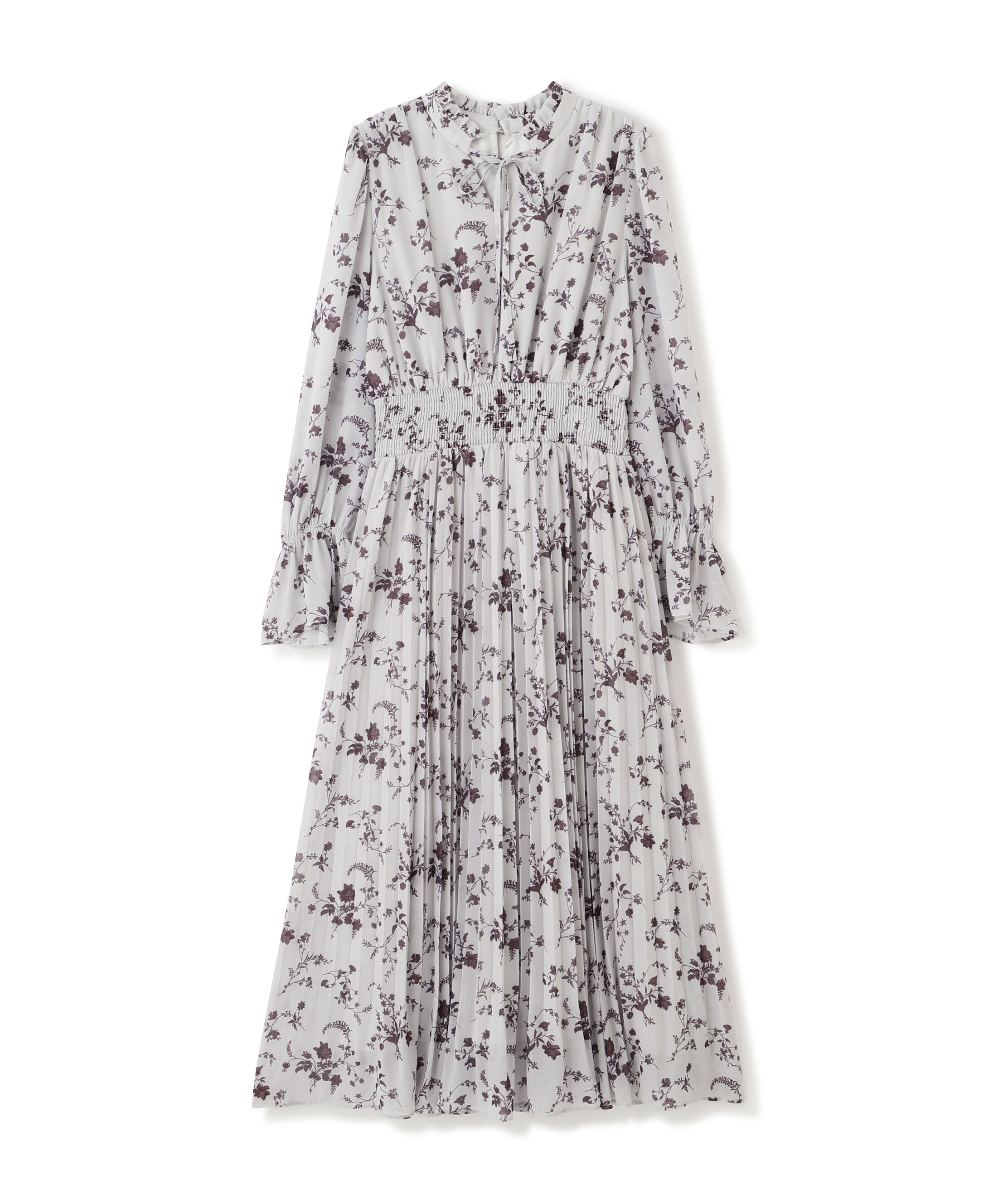 PROPORTION BODY DRESSING「花柄プリーツワンピース 25AW」|ワンピース|