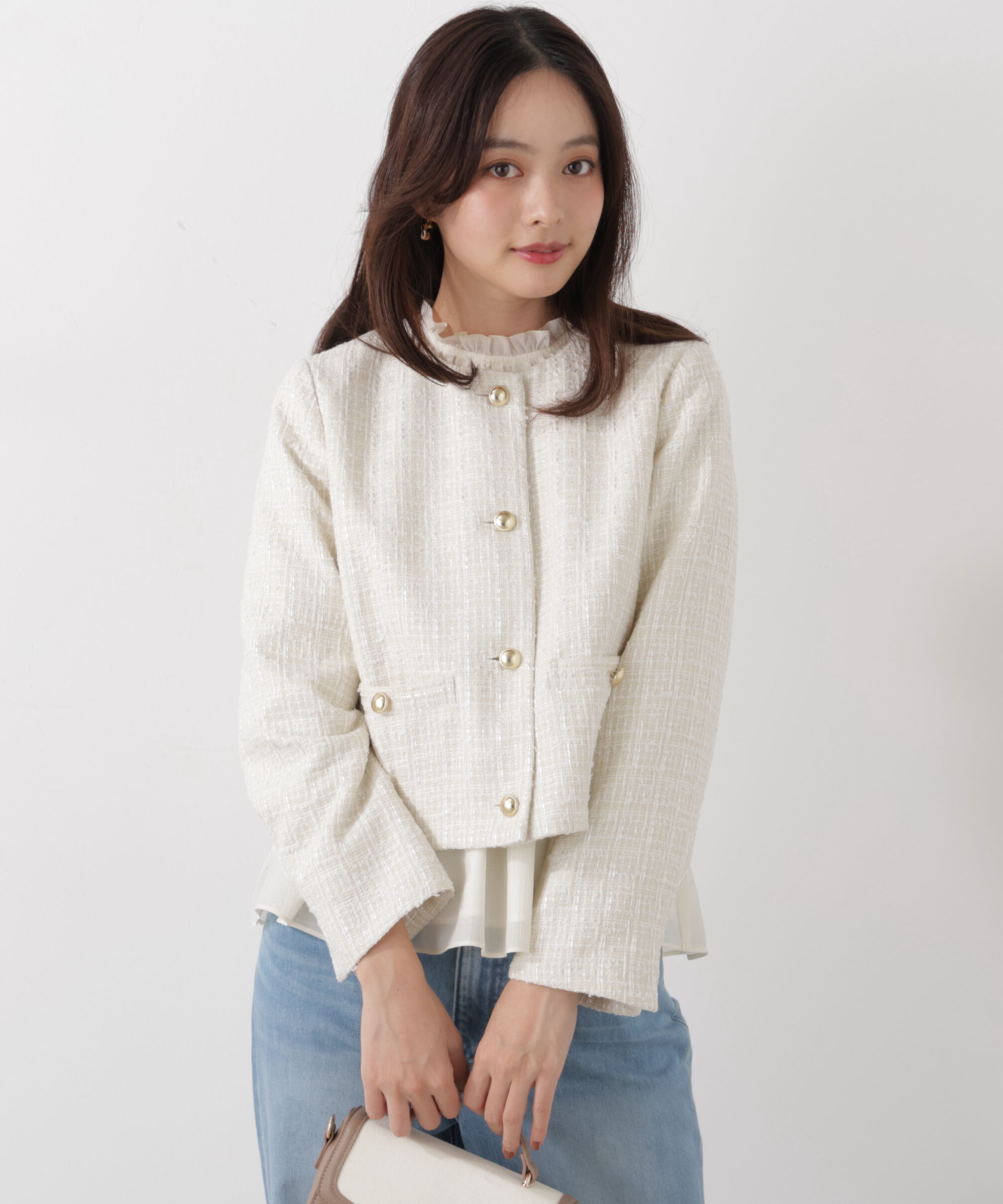 PROPORTION BODY DRESSING「ウエストシャーリングブラウス　26SS」|シャツ・ブラウス|