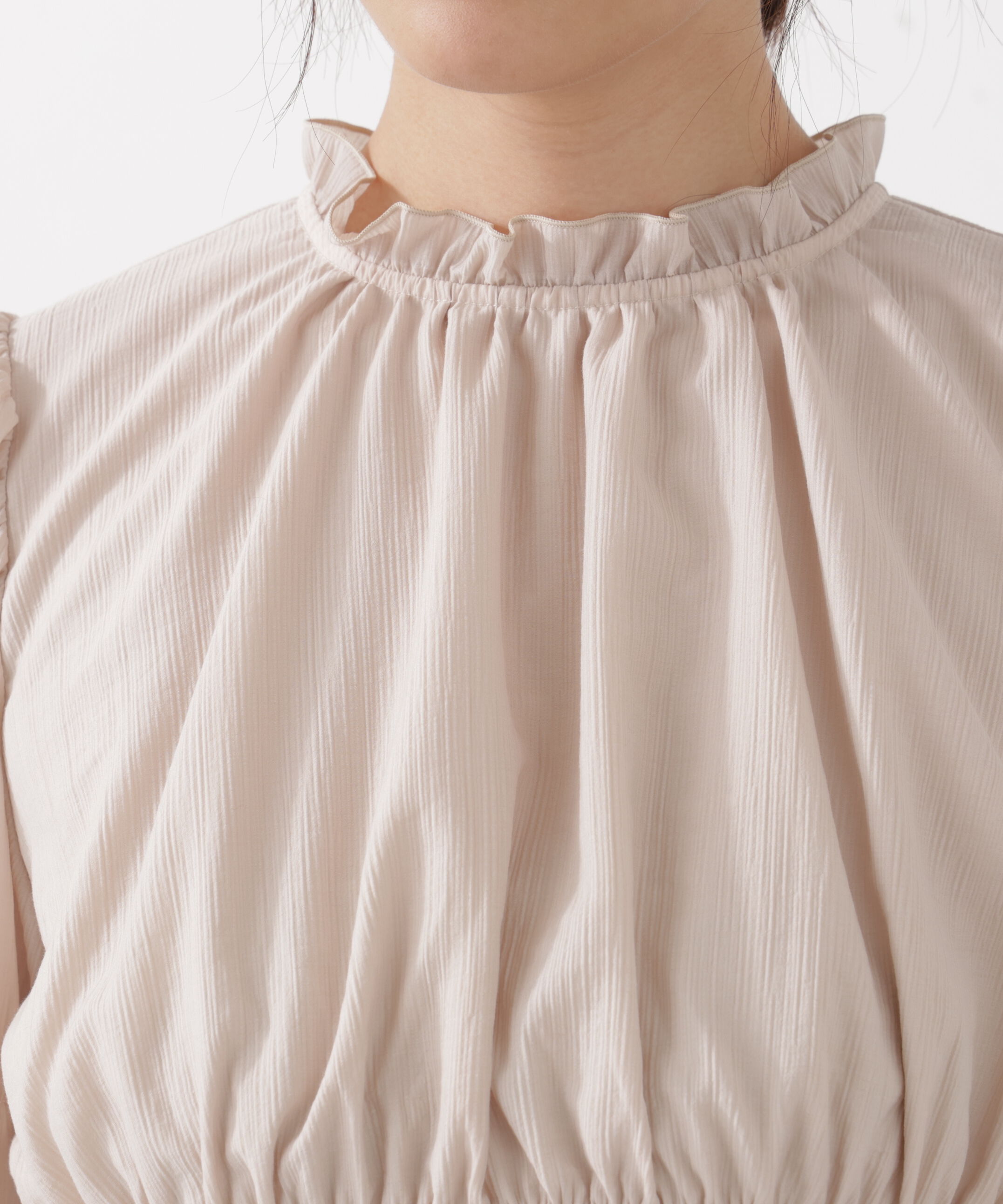 PROPORTION BODY DRESSING「ウエストシャーリングブラウス　26SS」|シャツ・ブラウス|