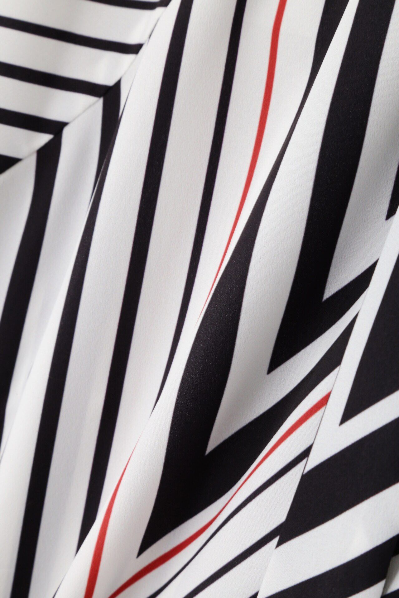  「◆トライアングルボーダープリントブラウス」|シャツ・ブラウス|