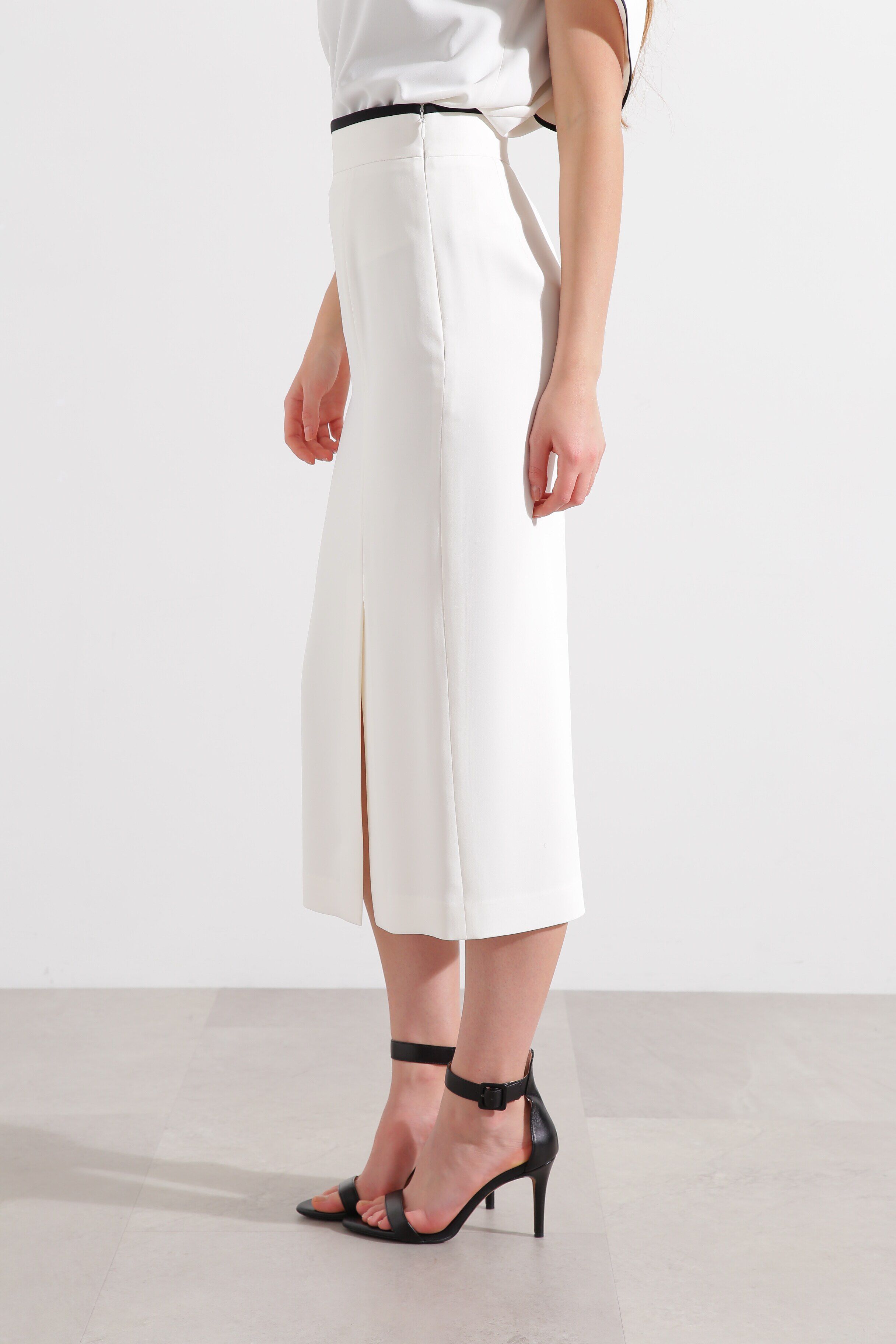  「◆バイカラータイトスカート」|スカート|