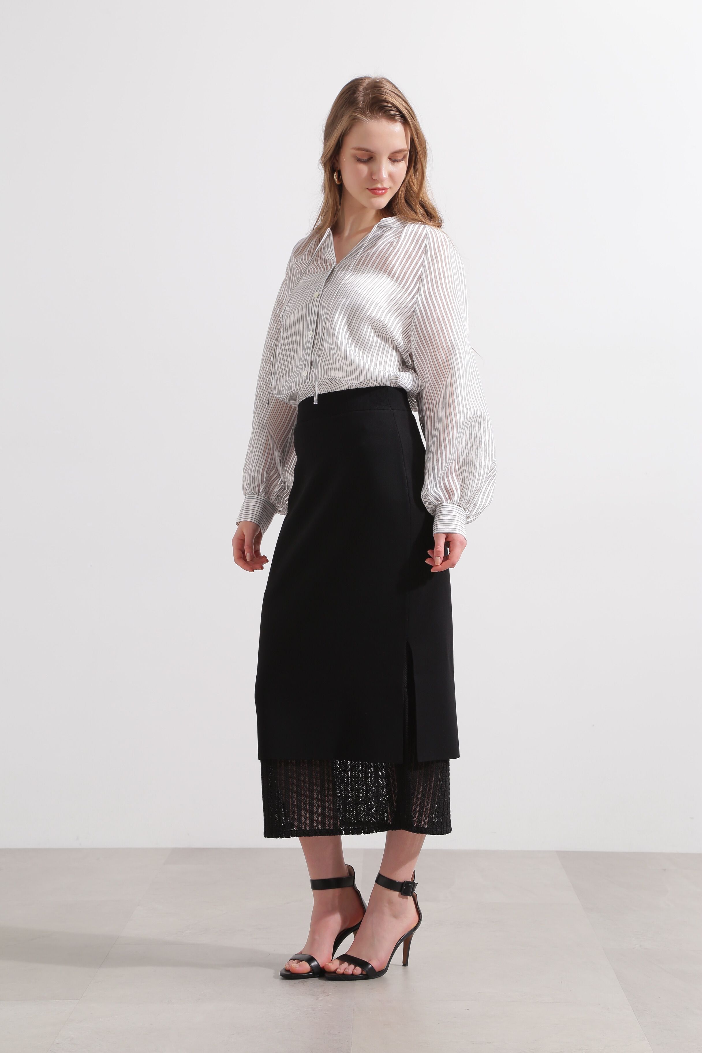  「◆レースコンビニットスカート」|スカート|