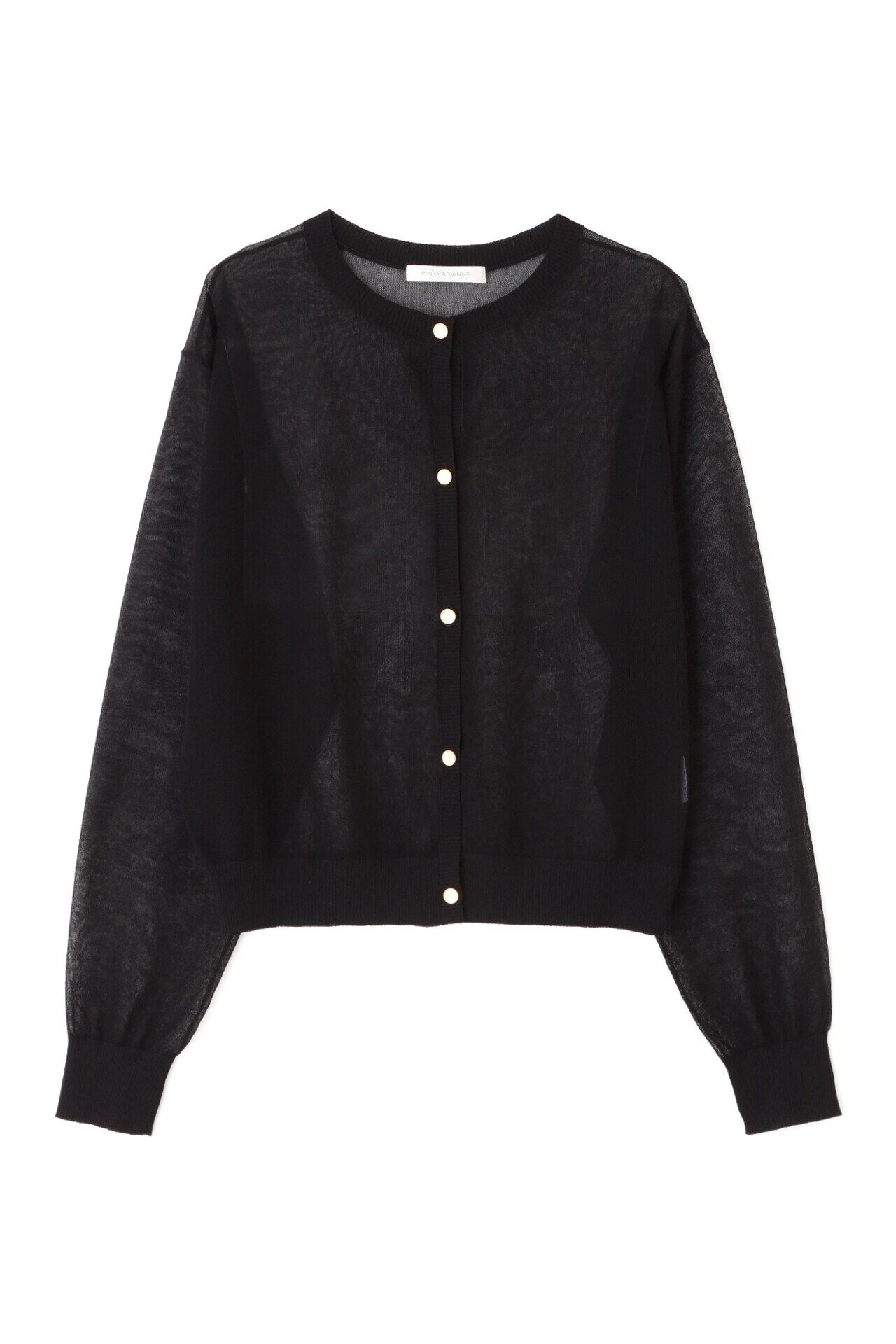  「◆シアーニットカーディガン」|その他|ブラック