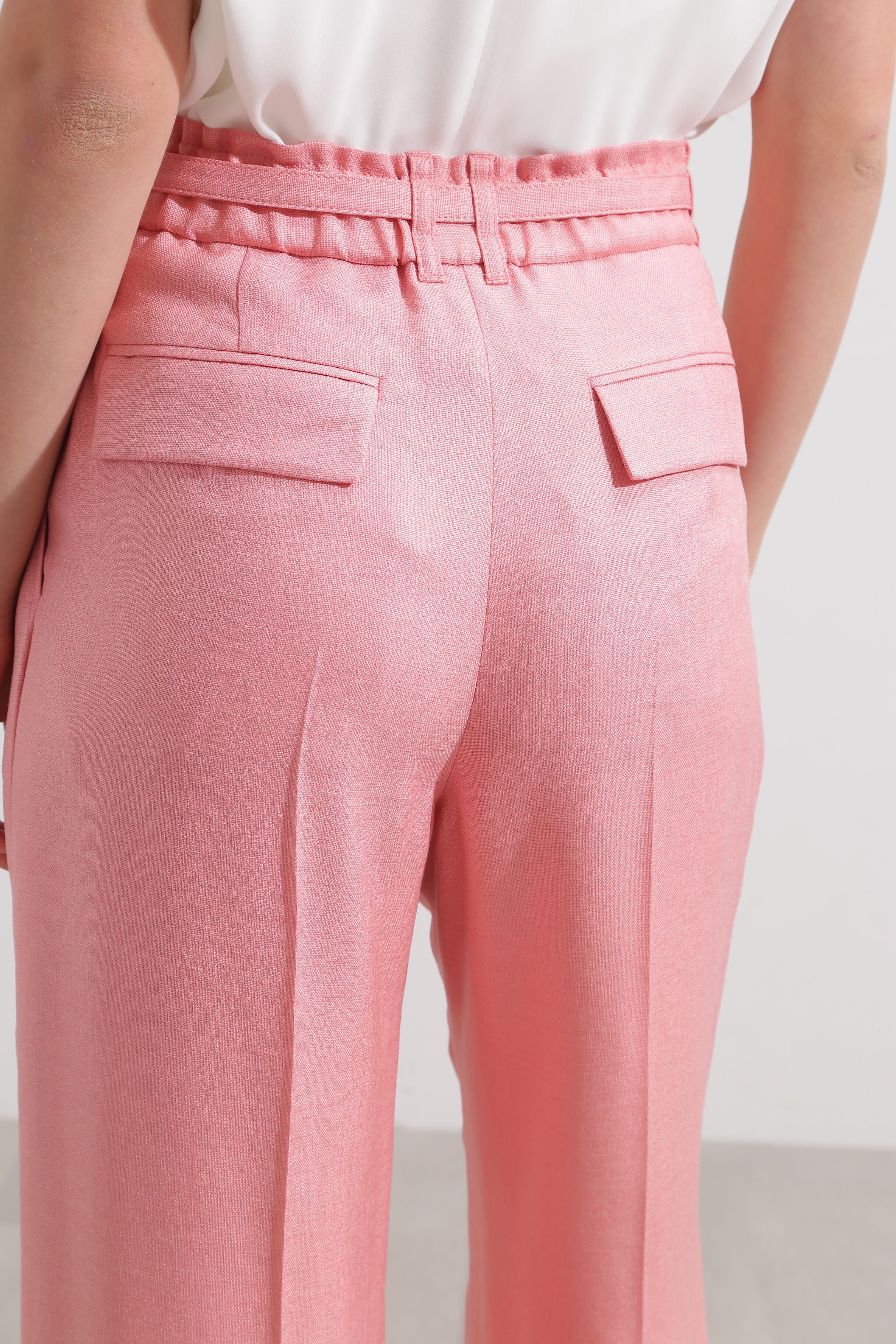  「◆スリムベルト付きワイドパンツ」|その他|