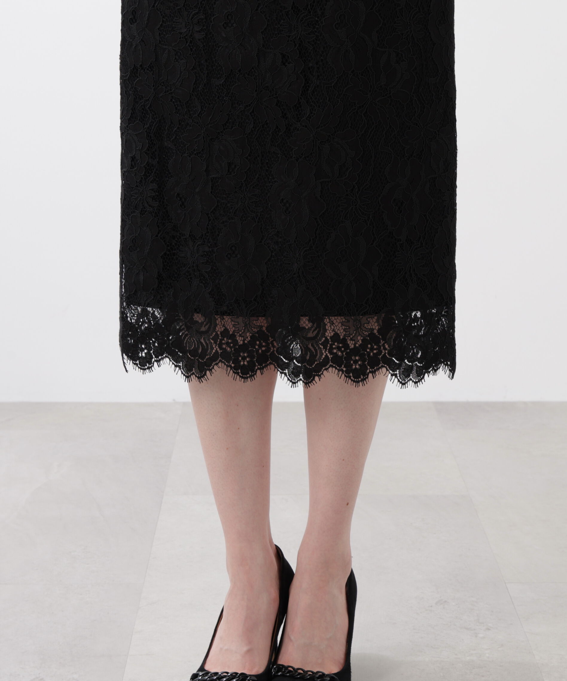  「◆グラデーションフラワーレーススカート」|スカート|