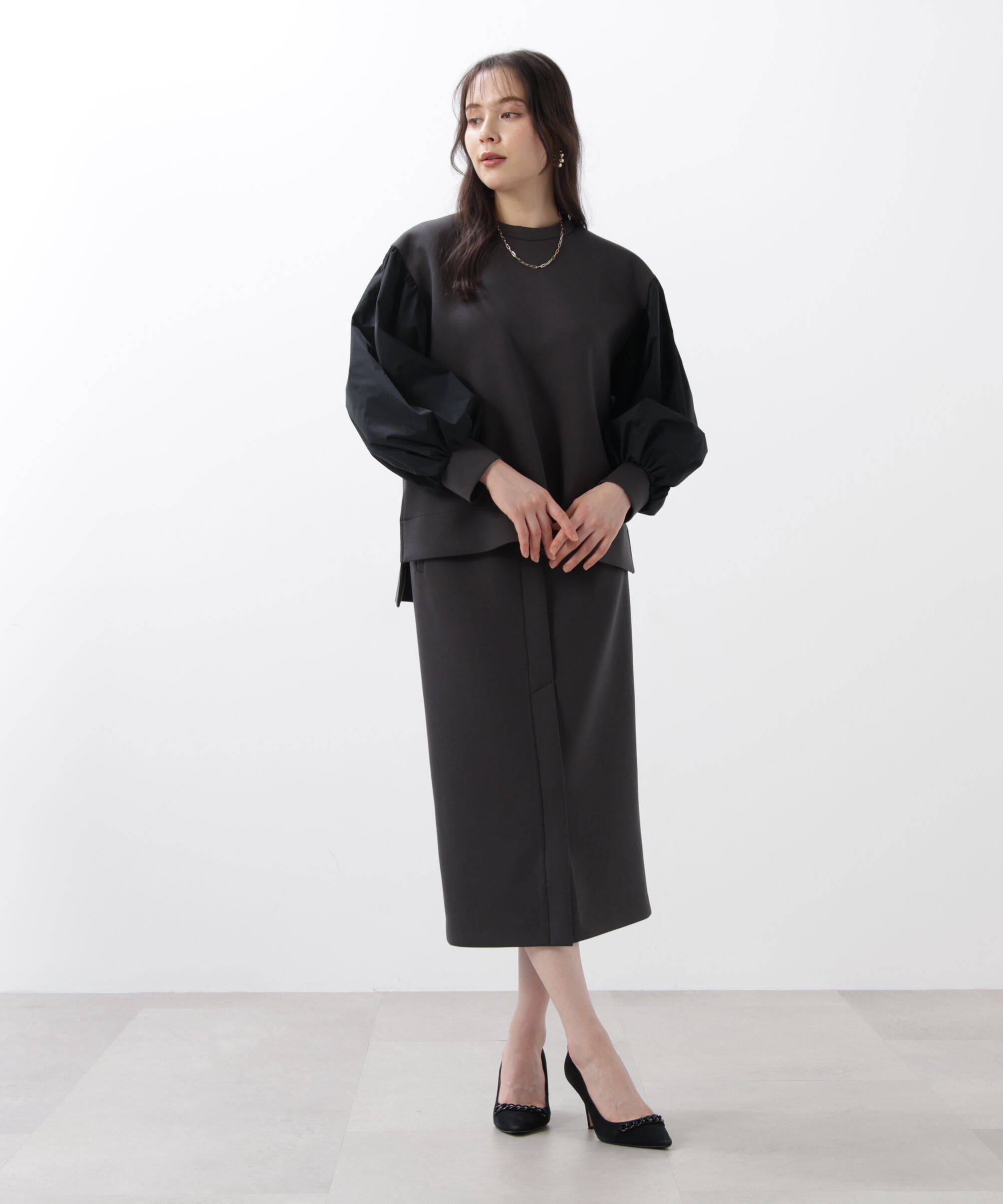  「◆ハイウエストダンボールミディスカート」|スカート|