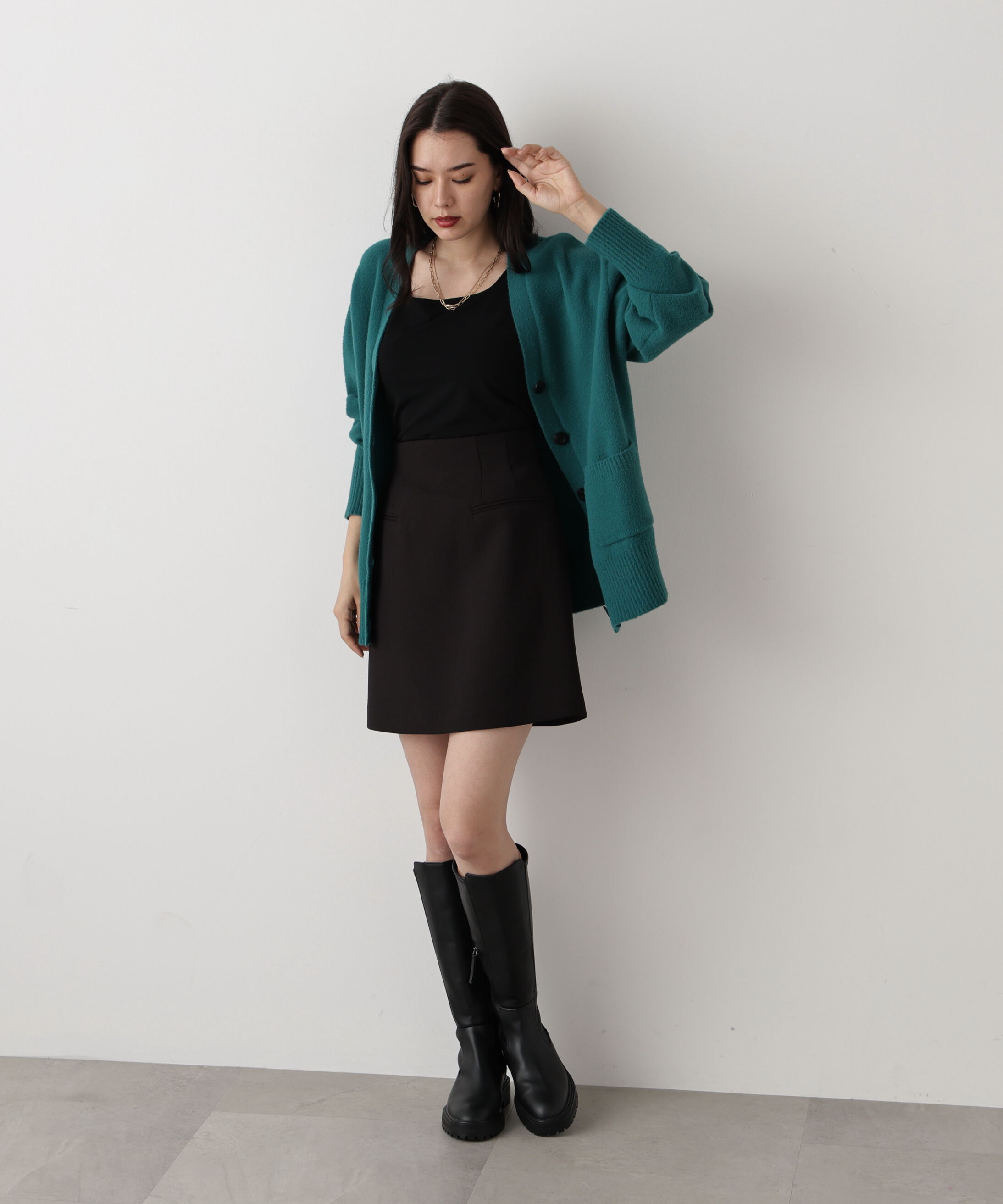  「◆［WEB限定色 ピンク］フェザーヤーンオーバーカーディガン」|その他|