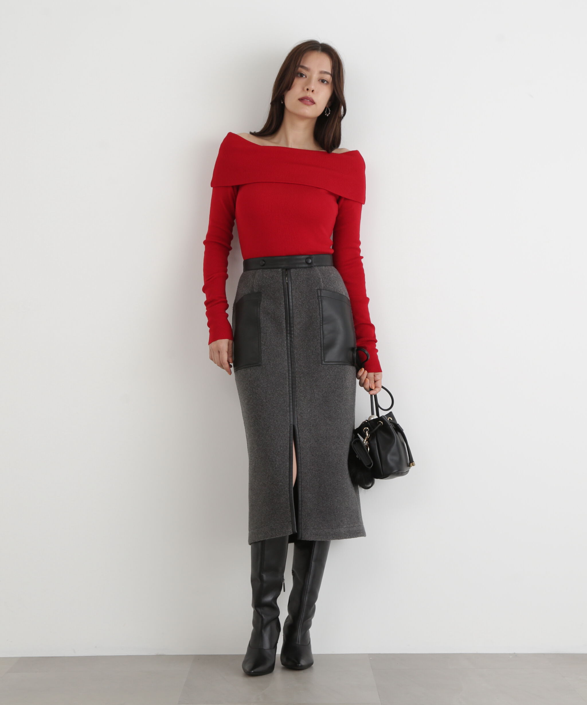  「◆ウールレットジップスカート」|スカート|