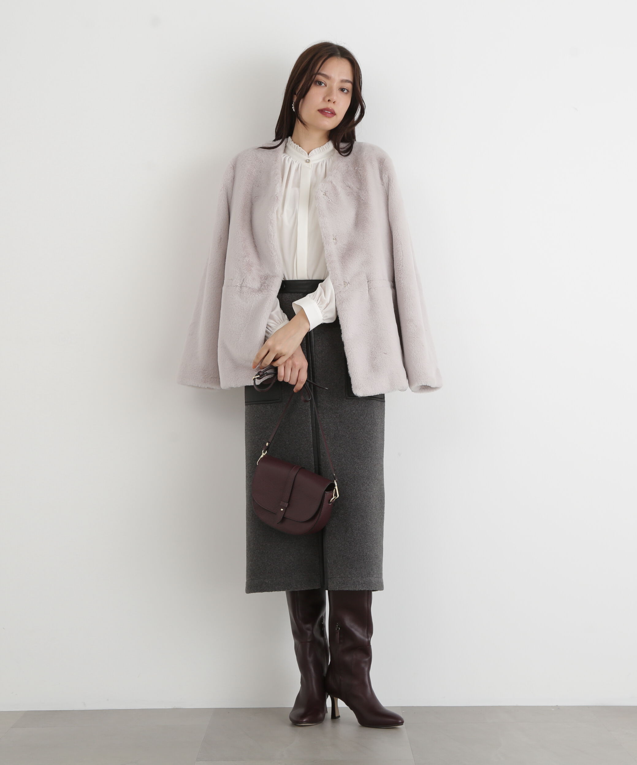  「◆ウールレットジップスカート」|スカート|