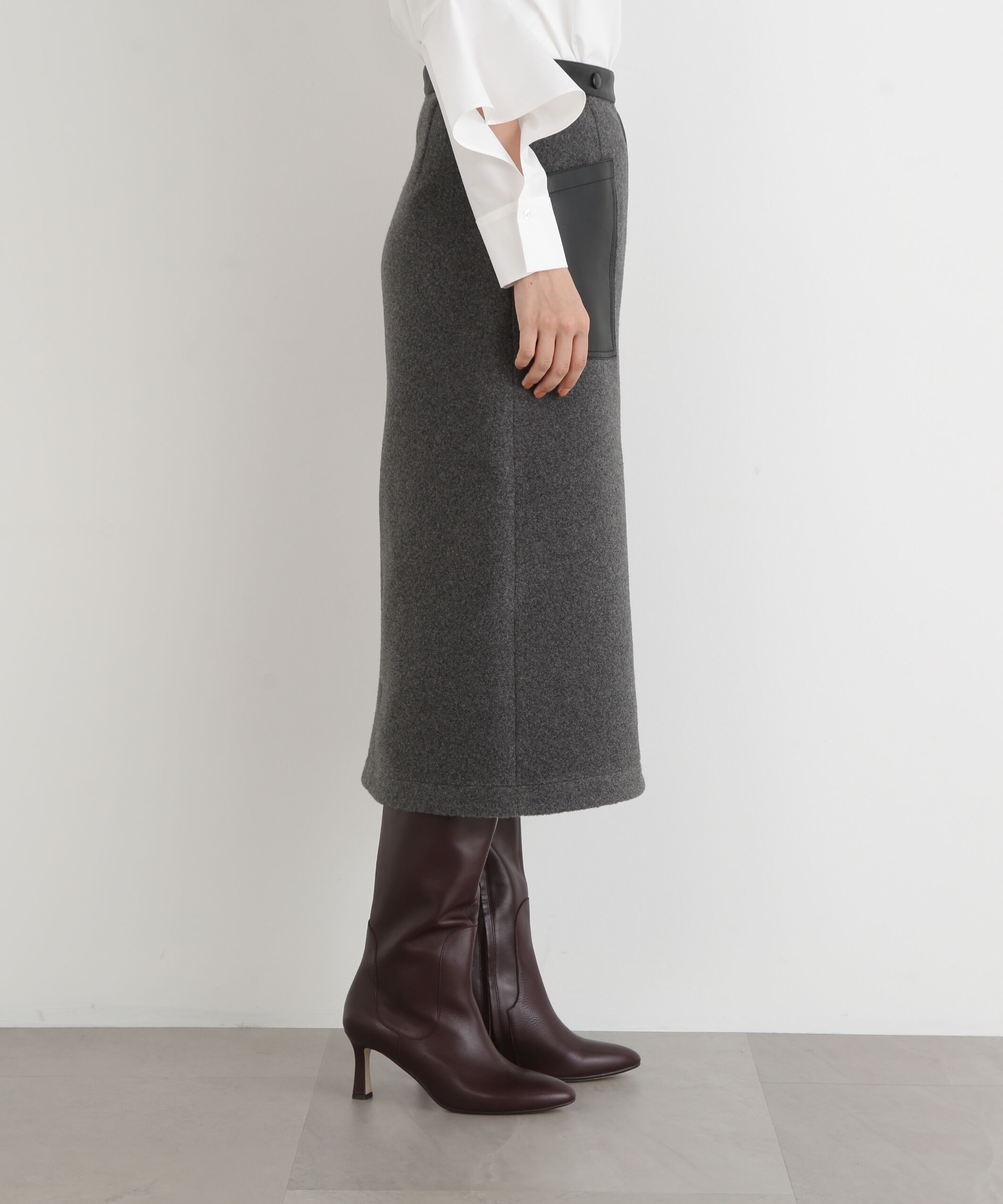  「◆ウールレットジップスカート」|スカート|