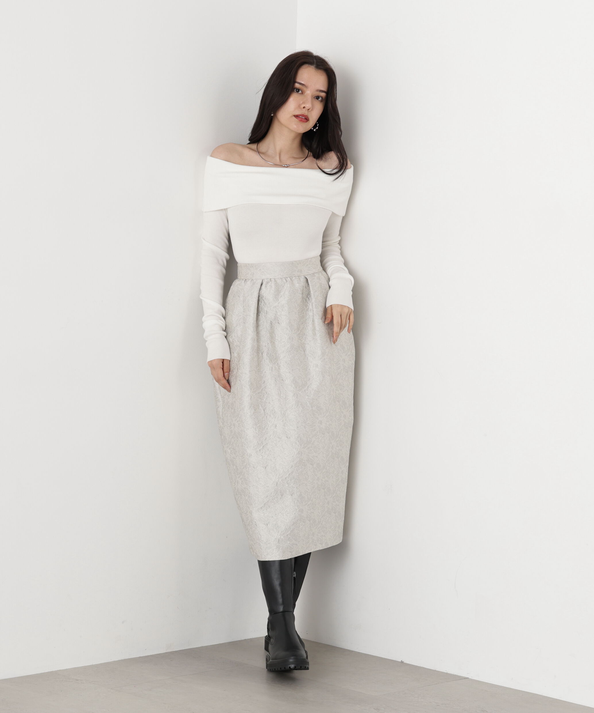  「◆オフショルダー２ＷＡＹニットプルオーバー」|ニット・セーター|