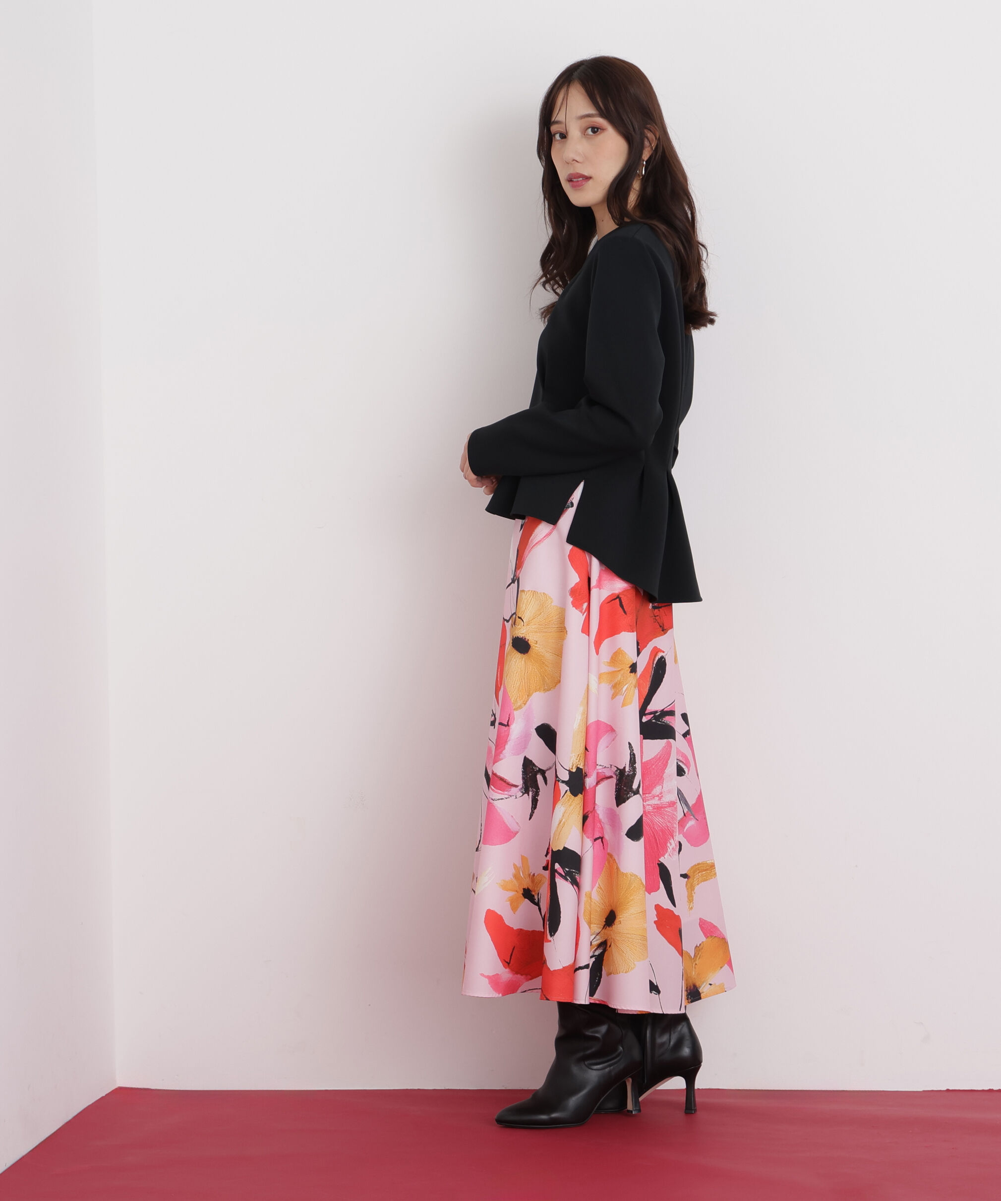  「◆タックフレアダンボールブラウス」|シャツ・ブラウス|