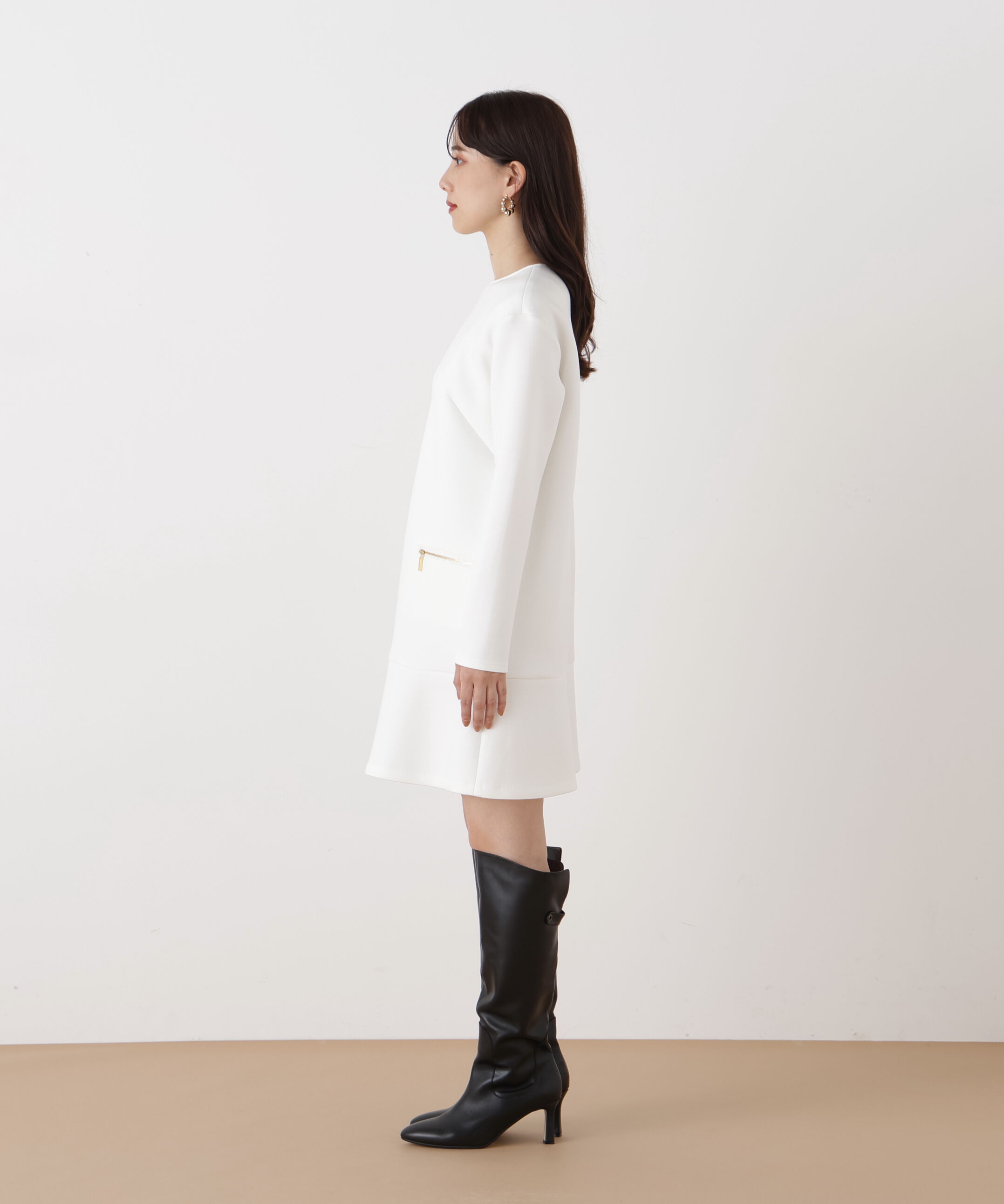  「◆ダンボールニットミニワンピース」|ワンピース|