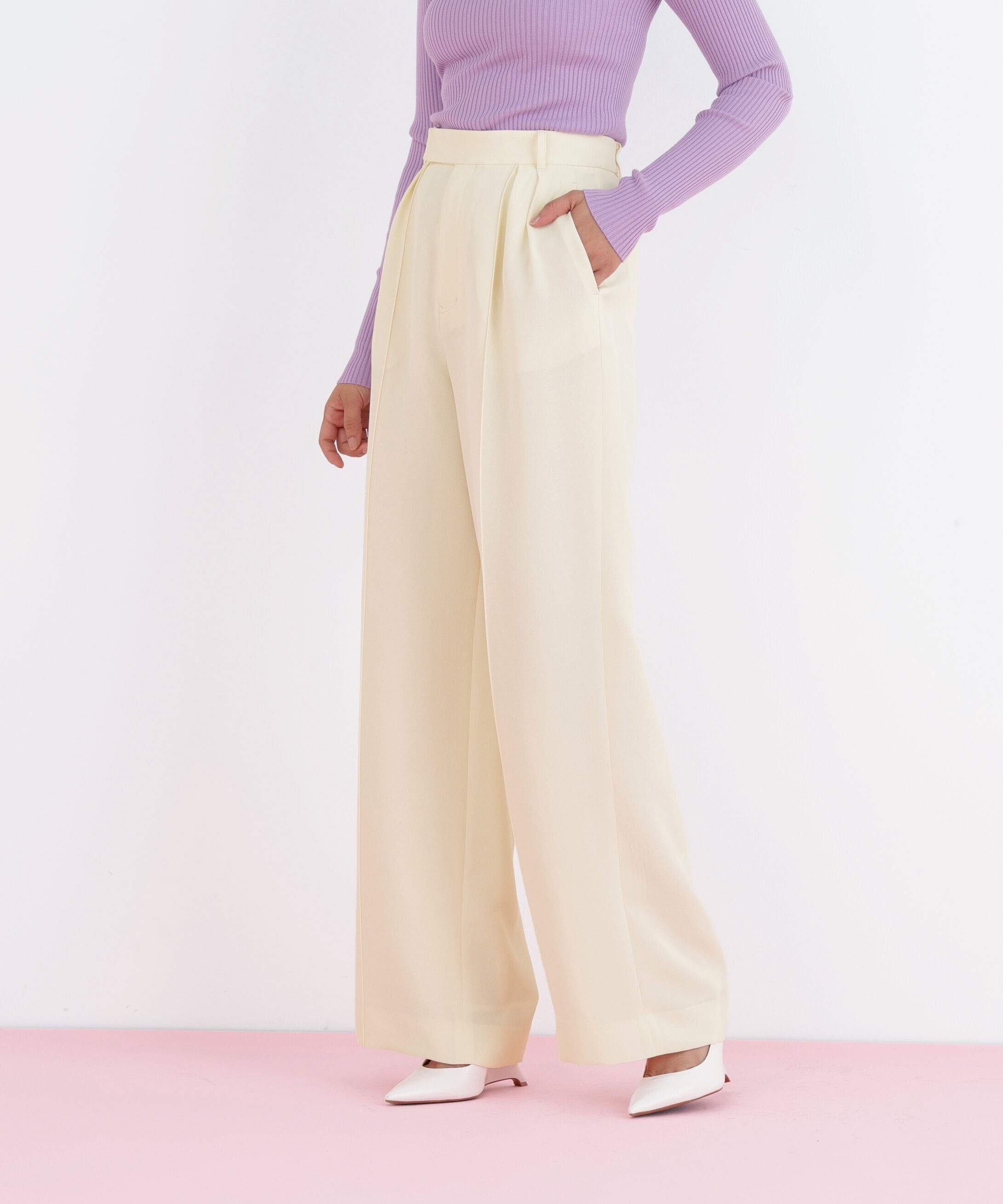  「センターシームパンツ」|その他|エクリュ1