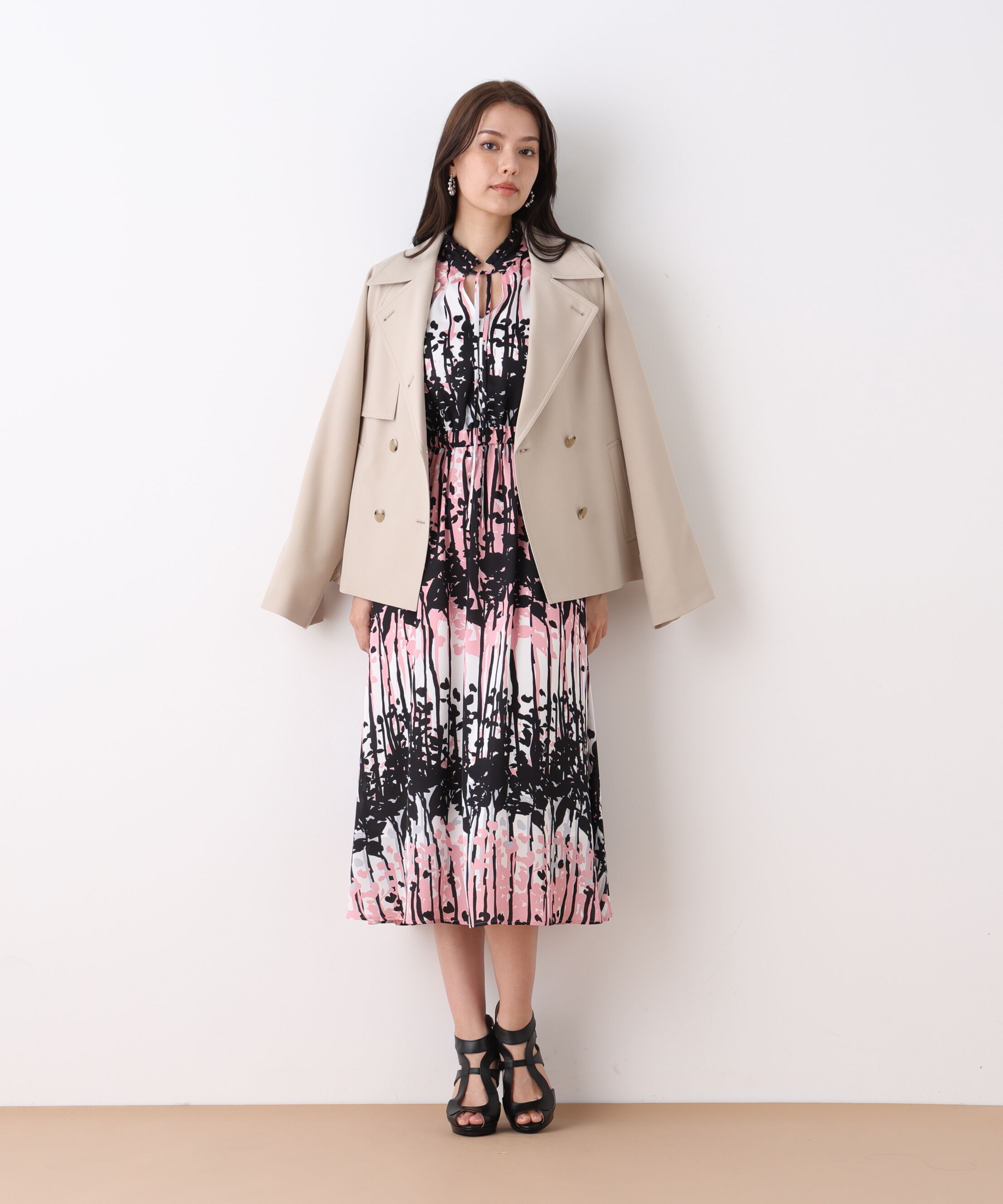  「ソフトオックスショートトレンチコート」|その他|