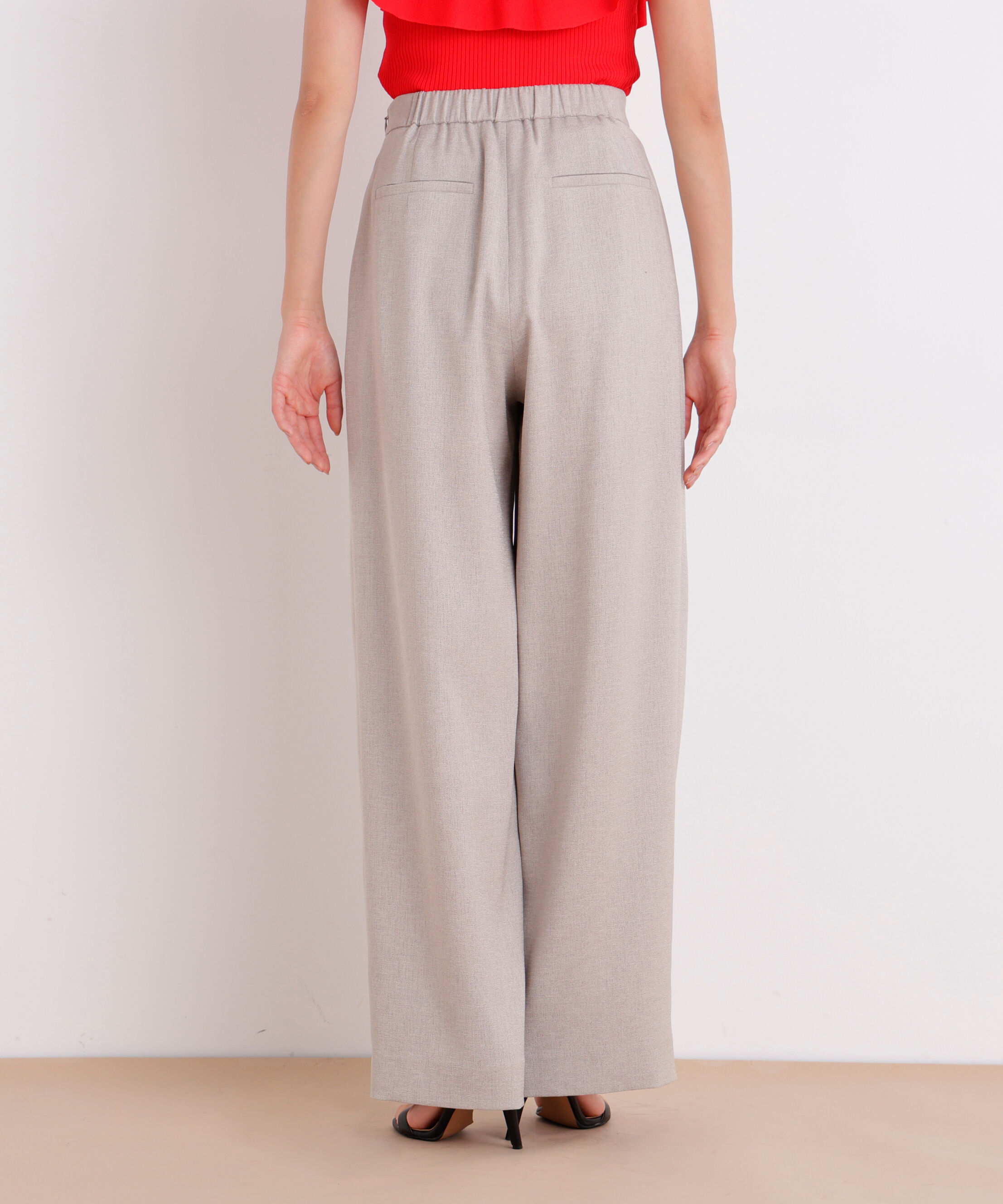  「スラブ調ウエストタックパンツ」|その他|