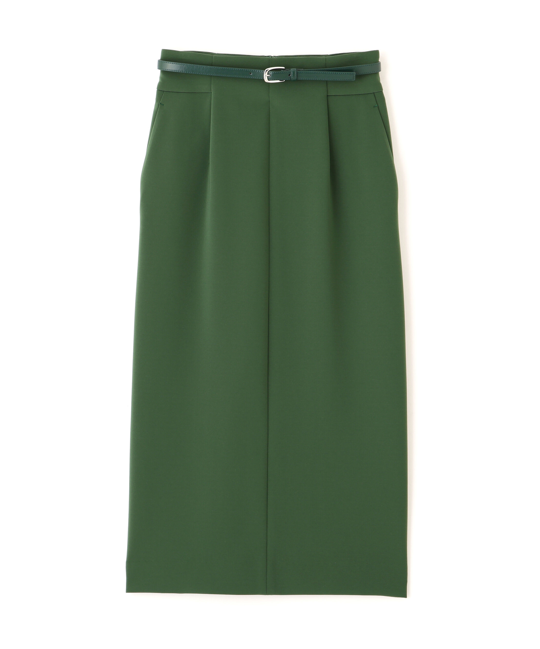  「ベルト付きストレッチスカート」|スカート|