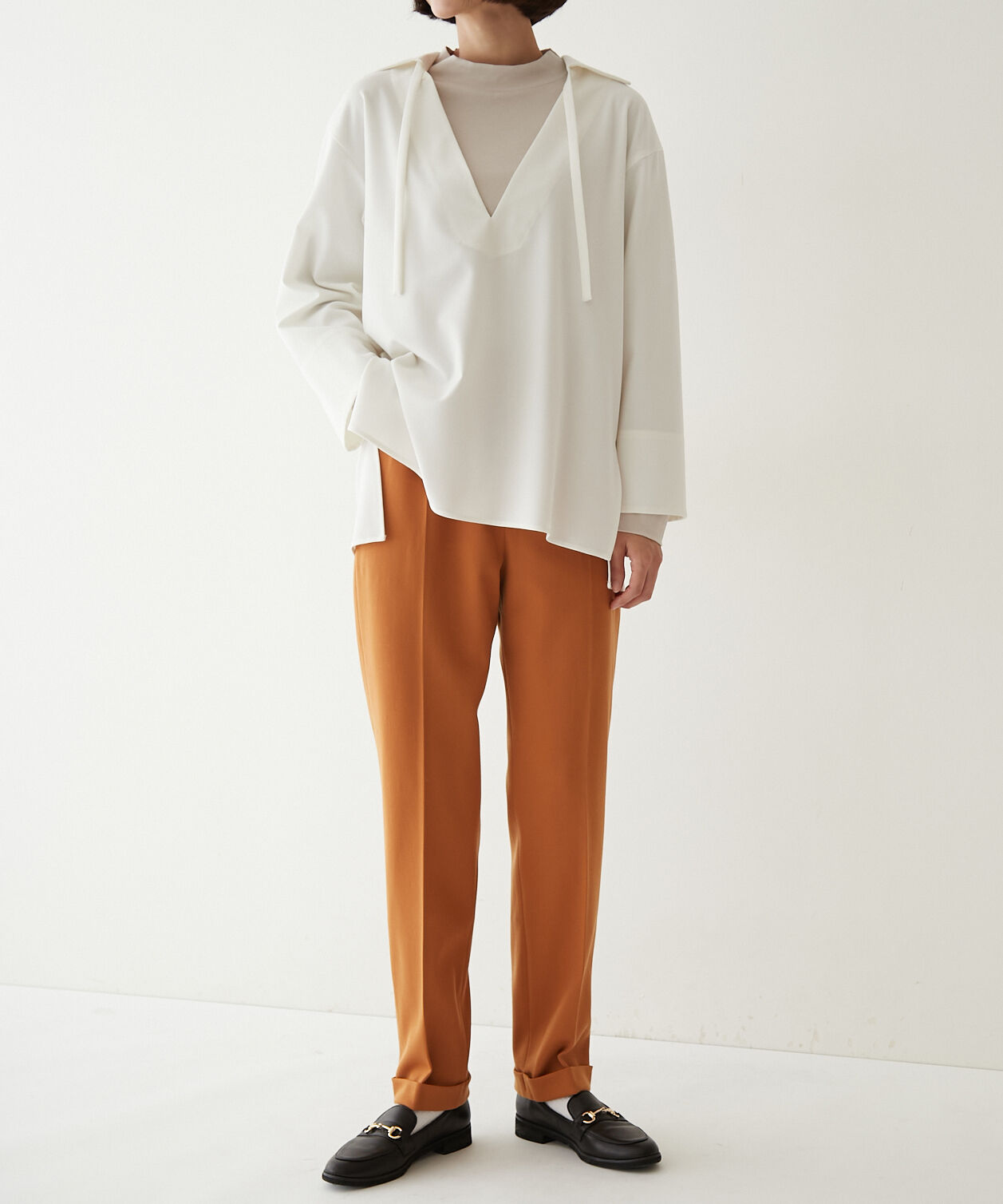  「◆ウールカラーテーパードパンツ」|その他|