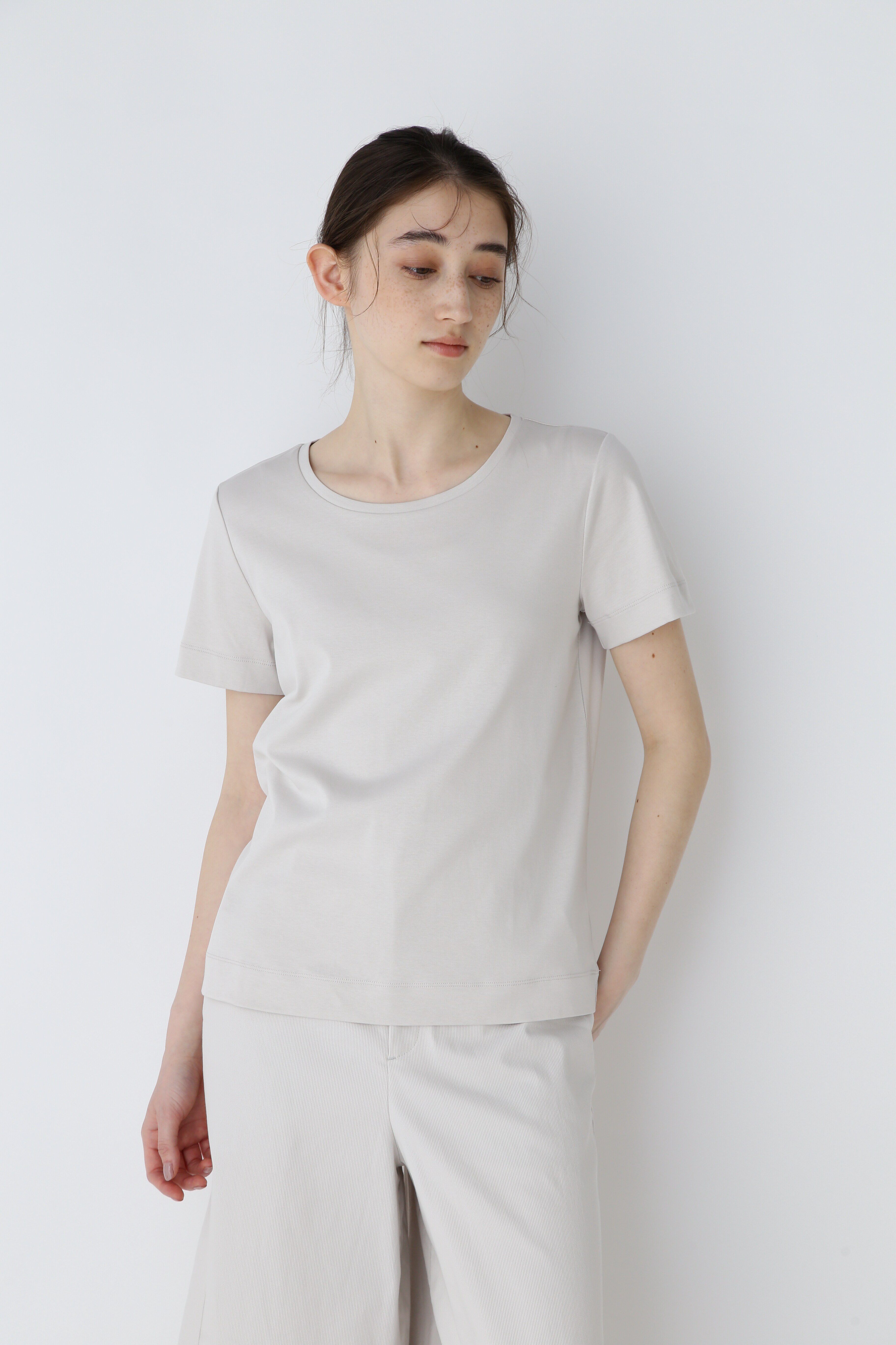  「オーガニックコットンスムース半袖Ｔシャツ」|Tシャツ・カットソー|