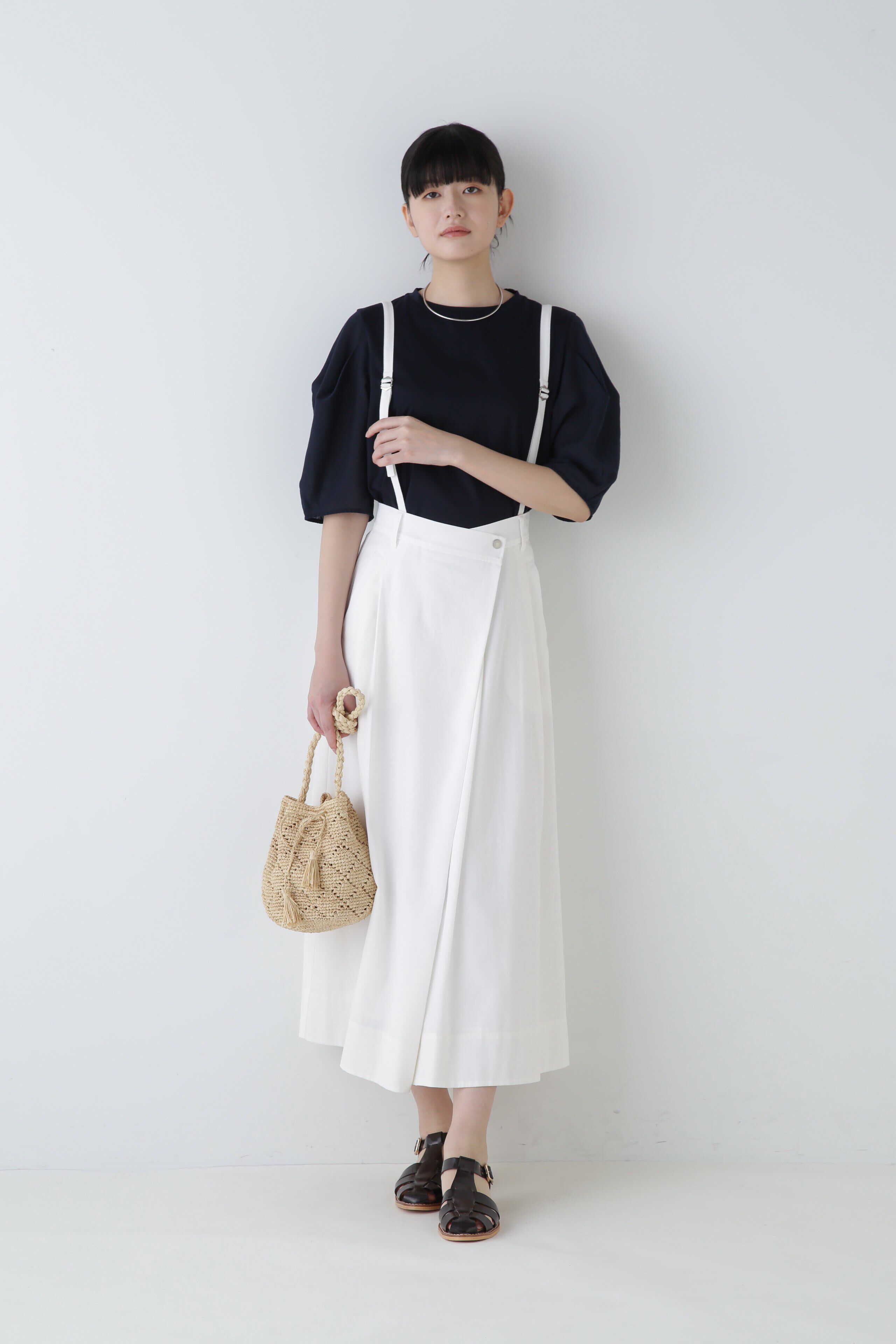  「◆ドビーオックス吊り付きスカート」|スカート|