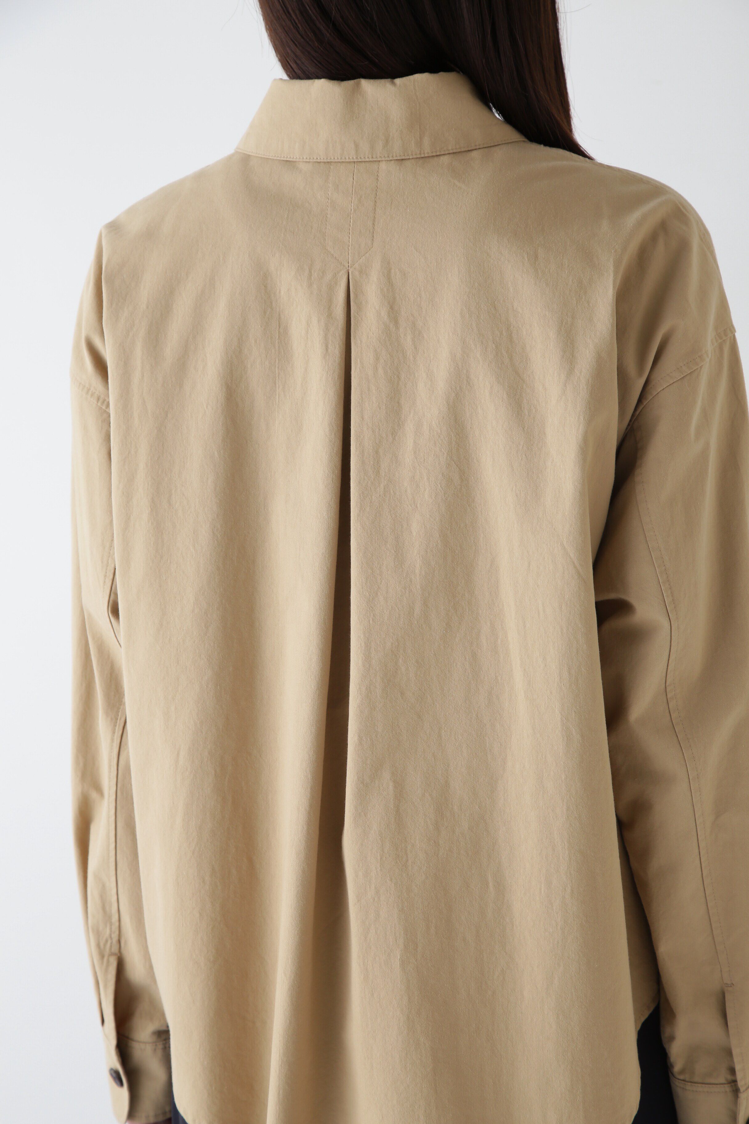  「◆近江晒シャツブルゾン」|シャツ・ブラウス|