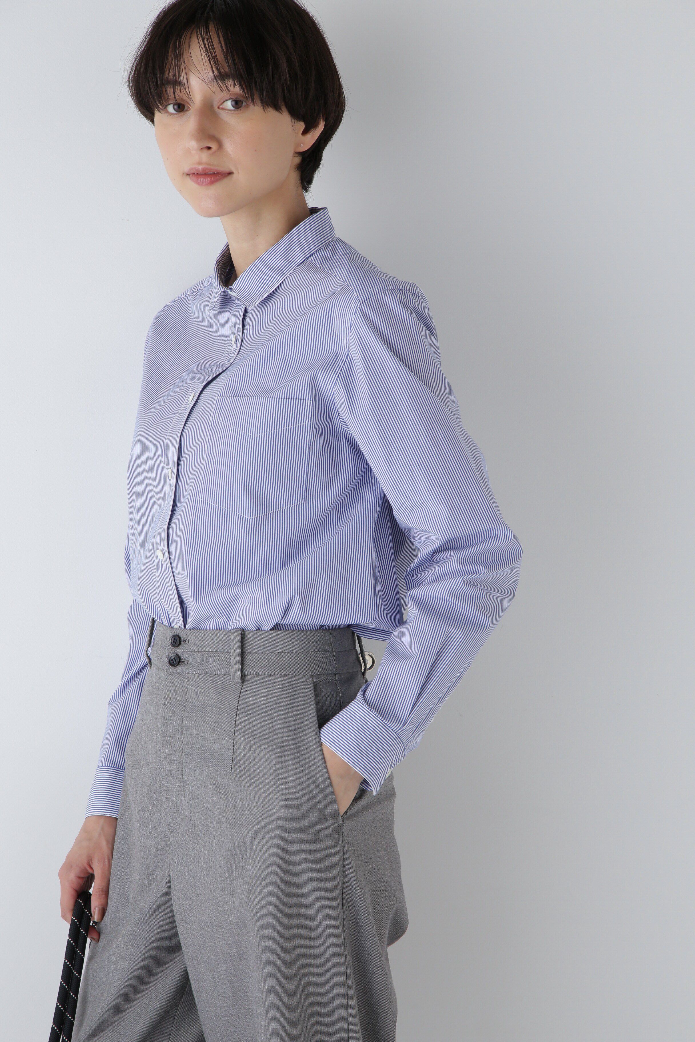  「◆コットンベーシックシャツ」|シャツ・ブラウス|