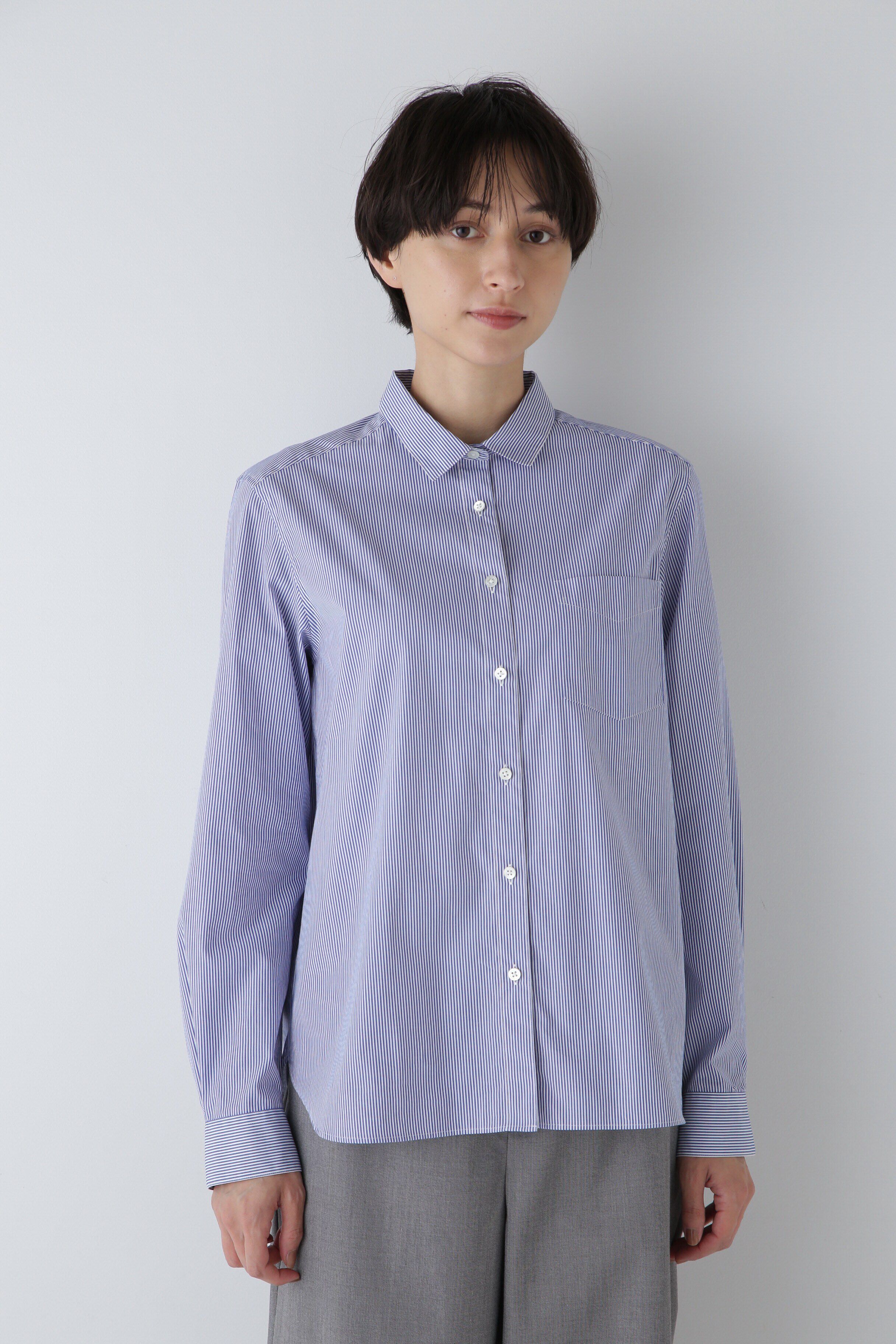  「◆コットンベーシックシャツ」|シャツ・ブラウス|