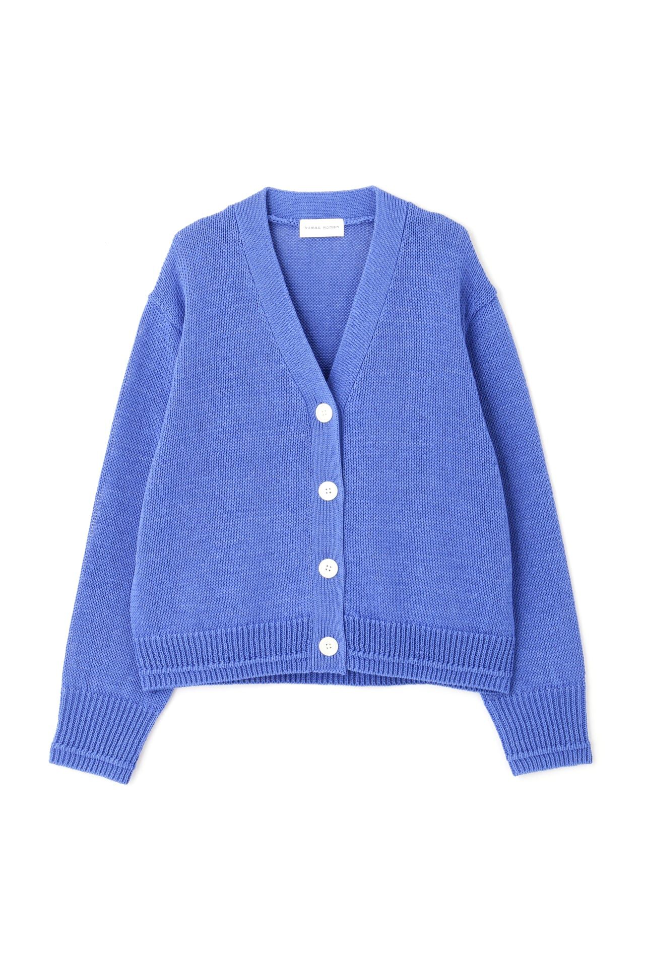  「◆ギマコットンＶネックカーディガン」|ニット・セーター|