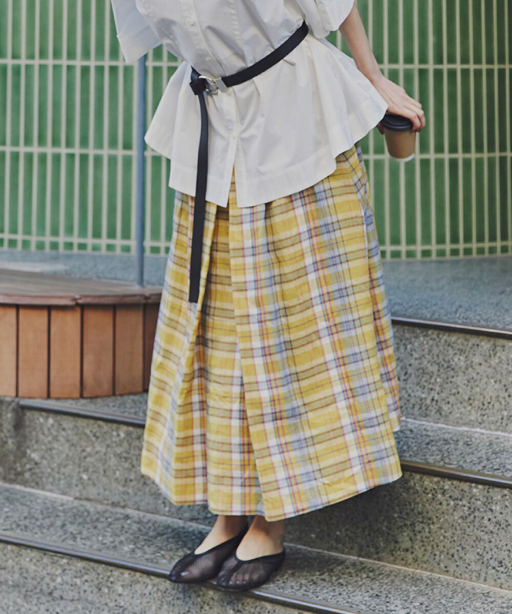  「◆オリジナルチェックボリュームスカート」|スカート|イエローチェ 3