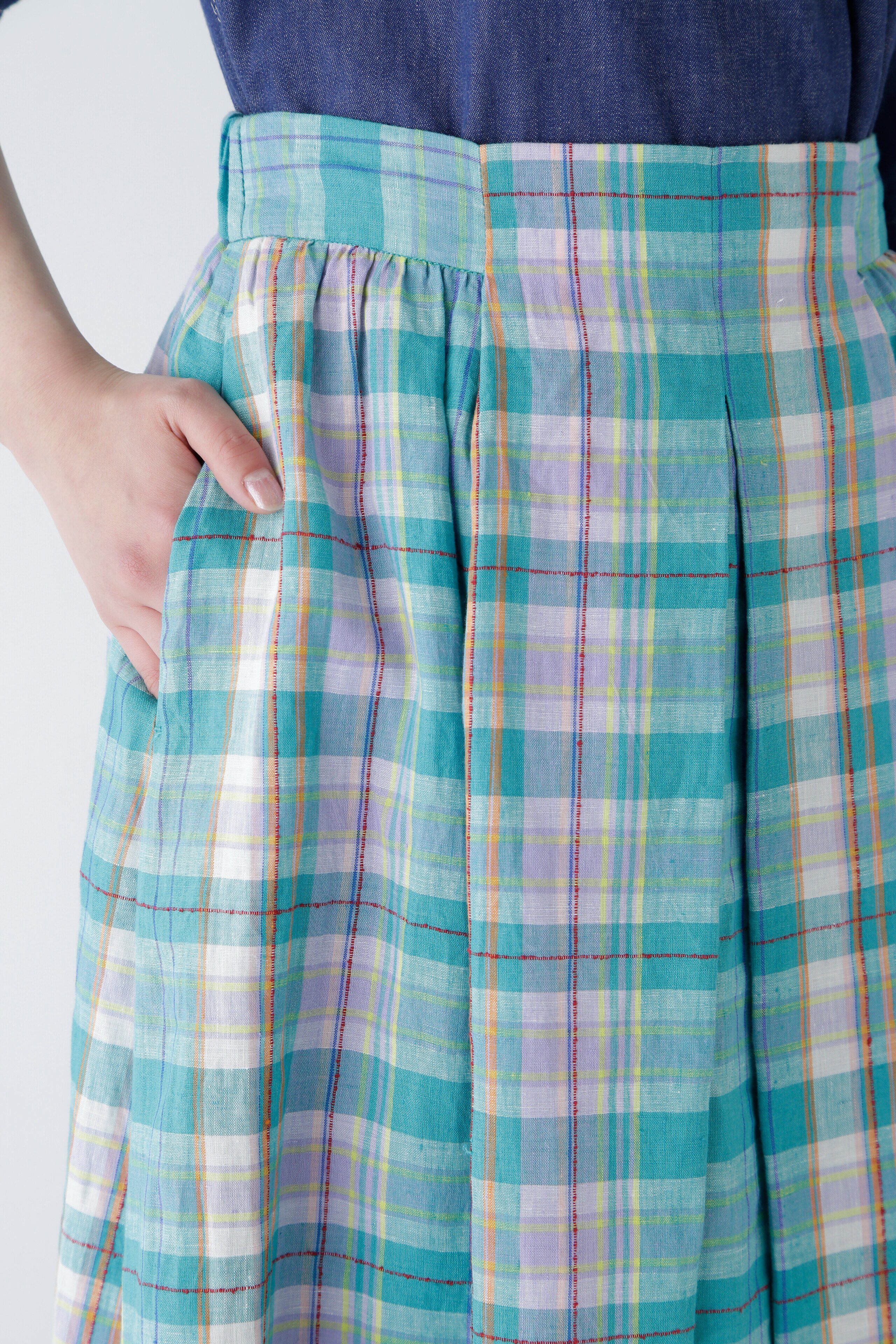  「◆オリジナルチェックボリュームスカート」|スカート|