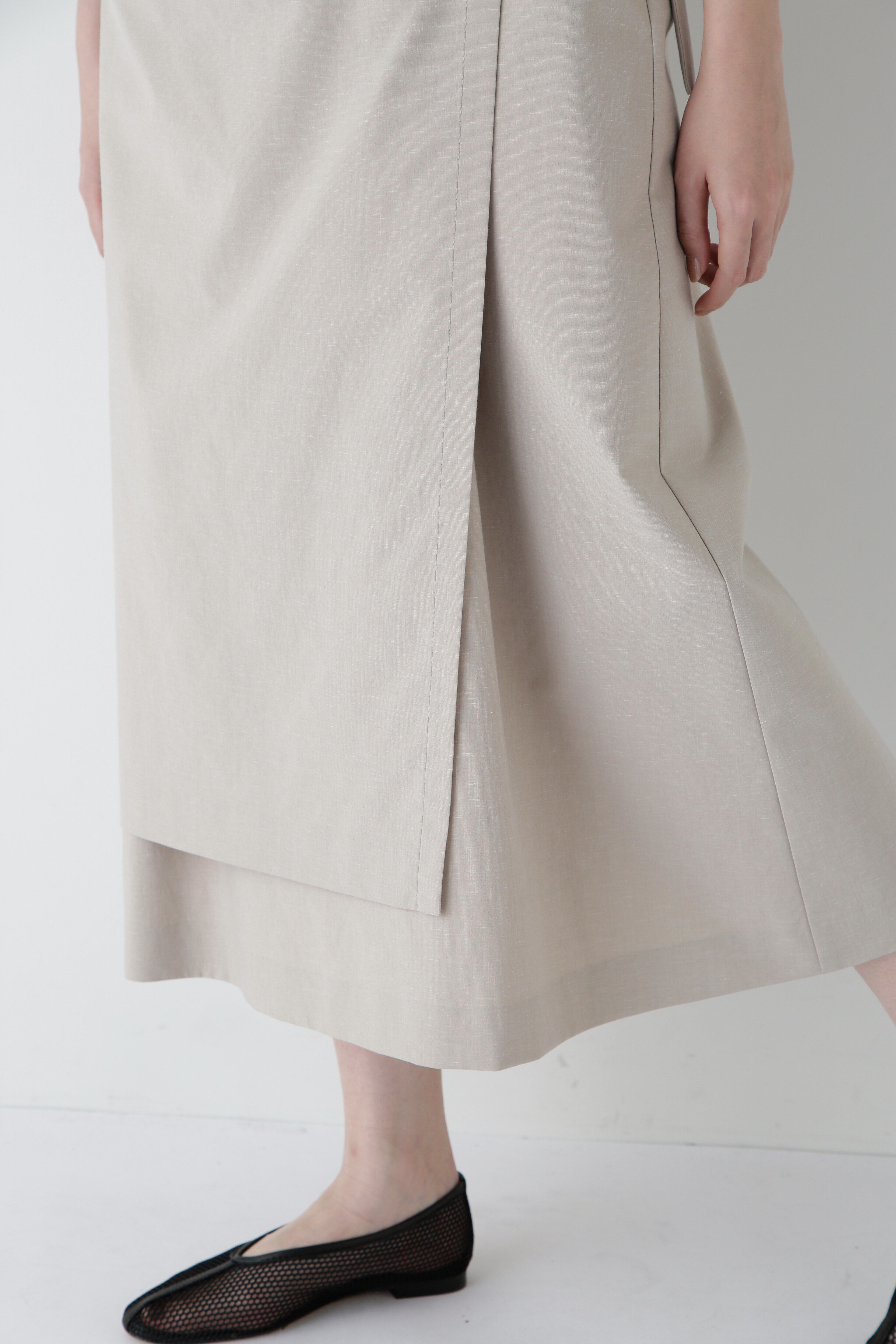  「◆コットンポリレーヨンリネンワンピース」|ワンピース|