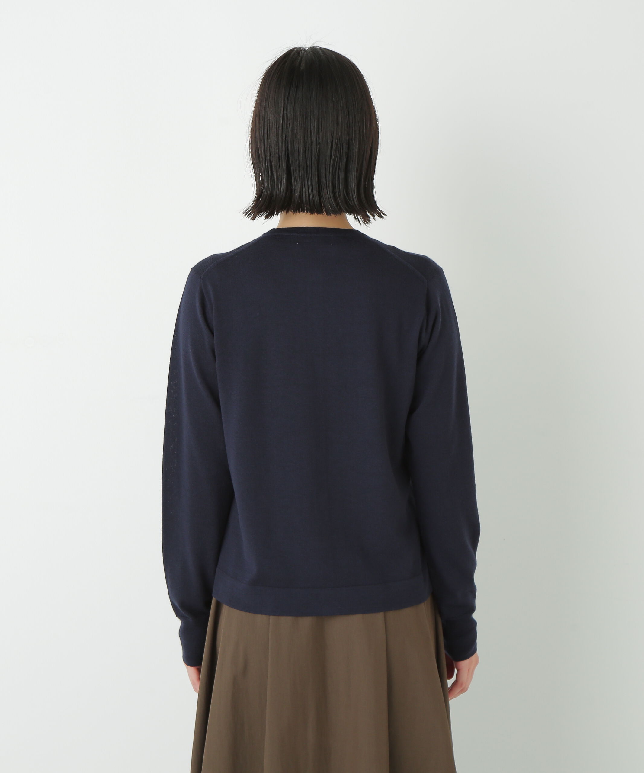  「◆ハイツイストウールクルーネックカーディガン」|ニット・セーター|