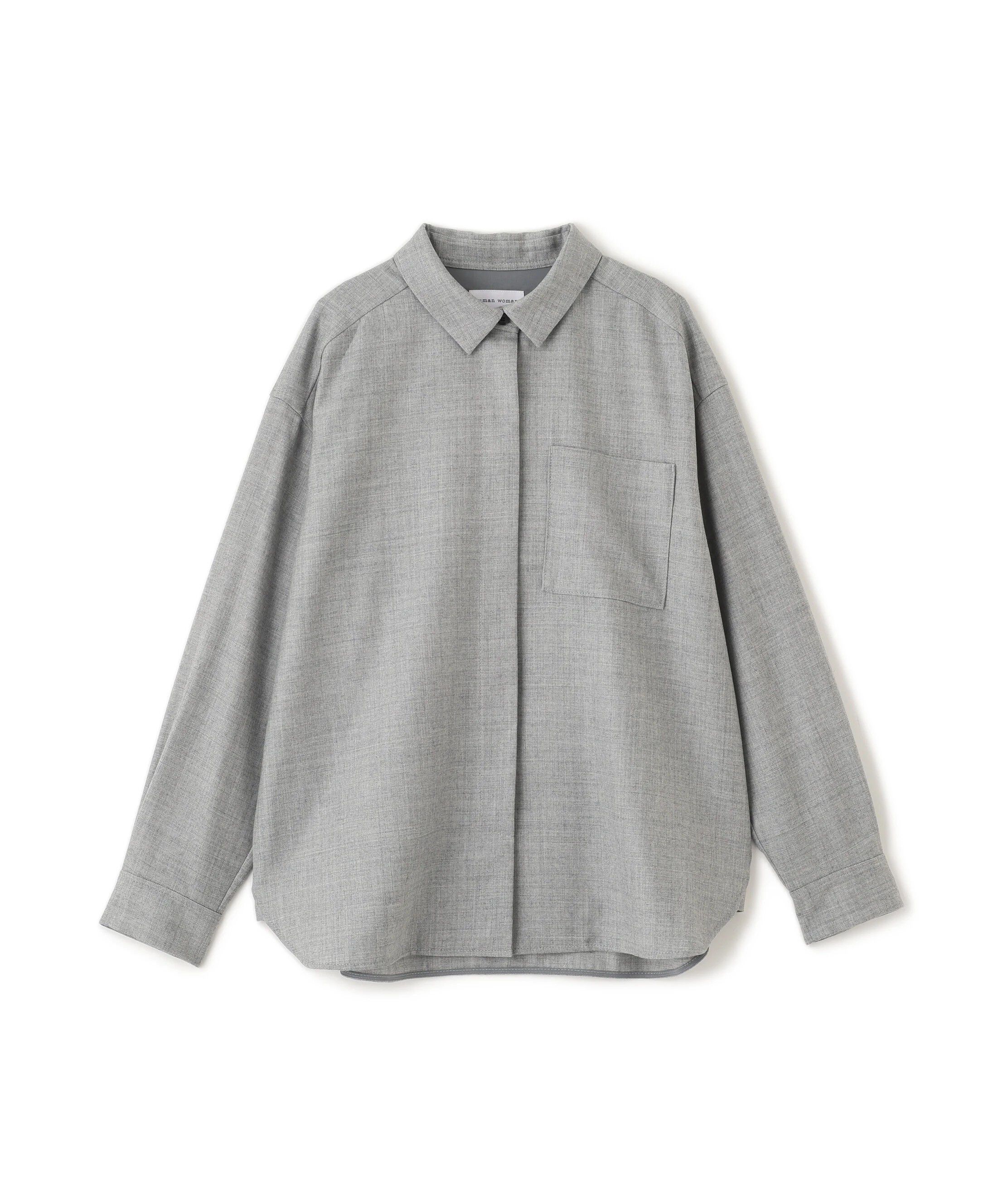  「◆ライトフラノウォッシャブルシャツ」|シャツ・ブラウス|