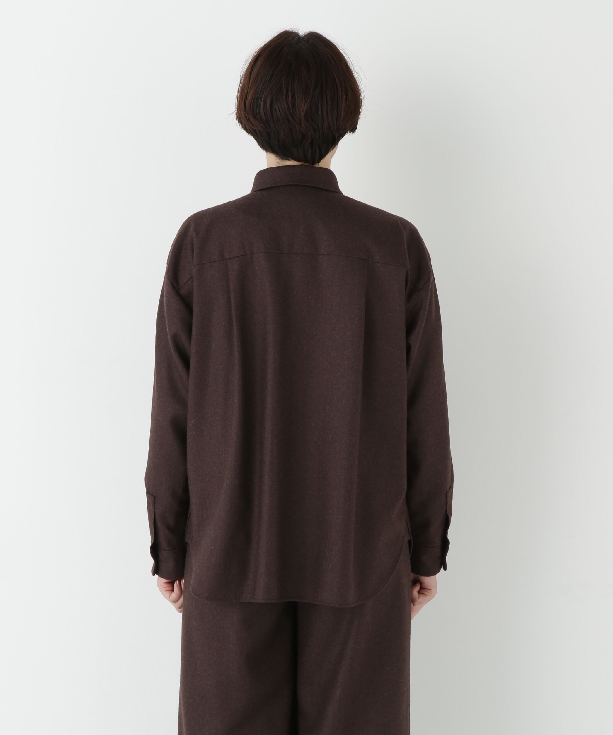  「◆ライトフラノウォッシャブルシャツ」|シャツ・ブラウス|