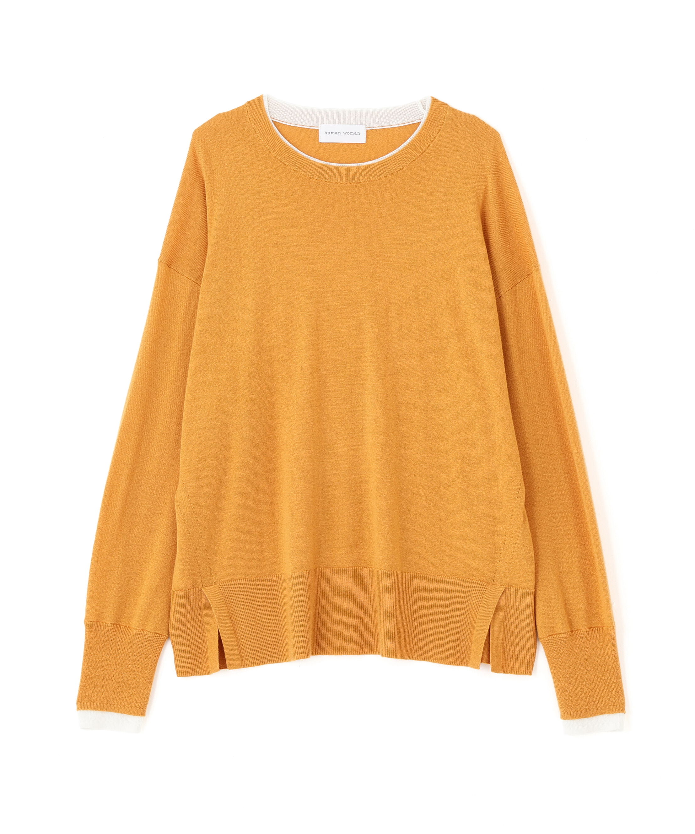  「◆ハイゲージバイカラーハイネックプルオーバー」|ニット・セーター|