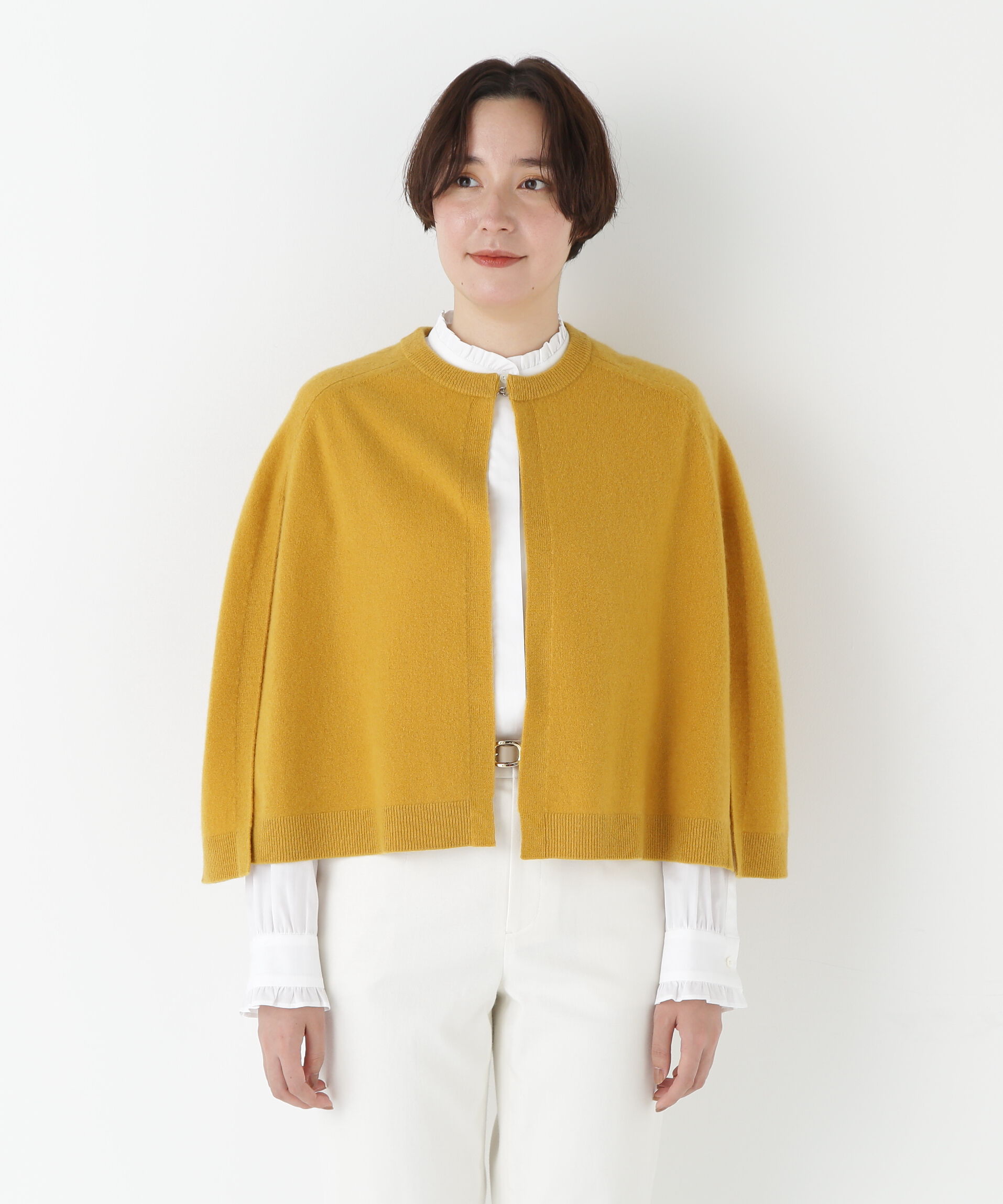  「◆ハイゲージウールケープニット」|ニット・セーター|