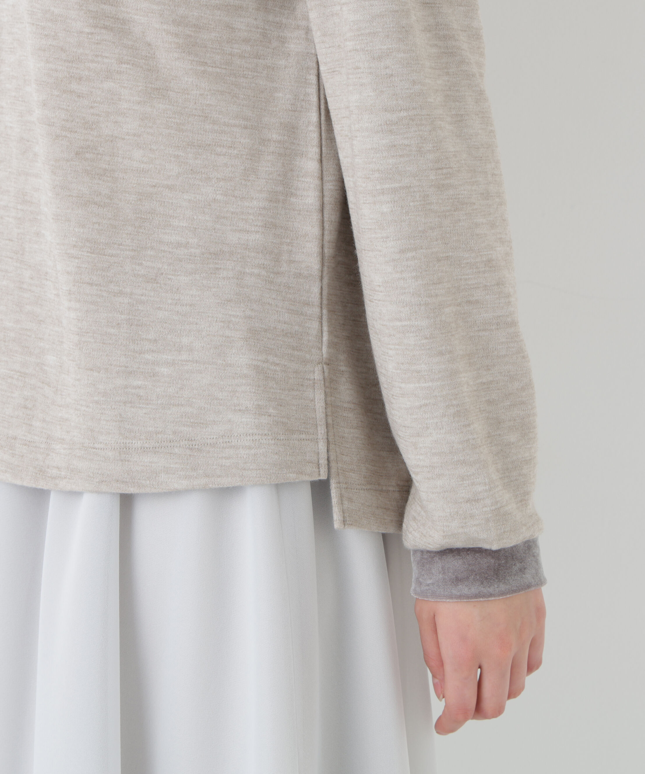  「◆ベロアドッキングプルオーバー」|Tシャツ・カットソー|