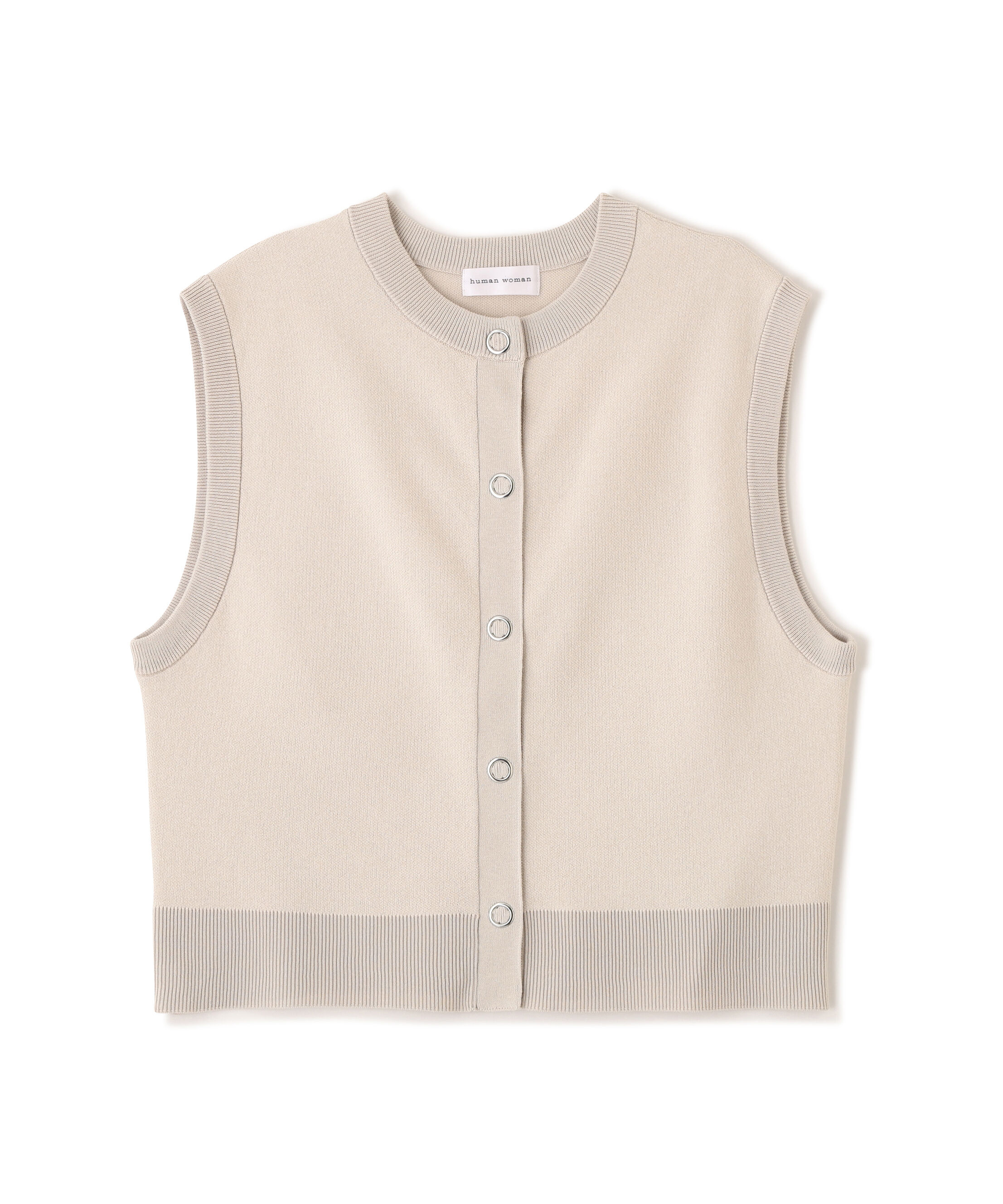  「◆ハイツイストコットン混ジャカードベスト」|ニット・セーター|