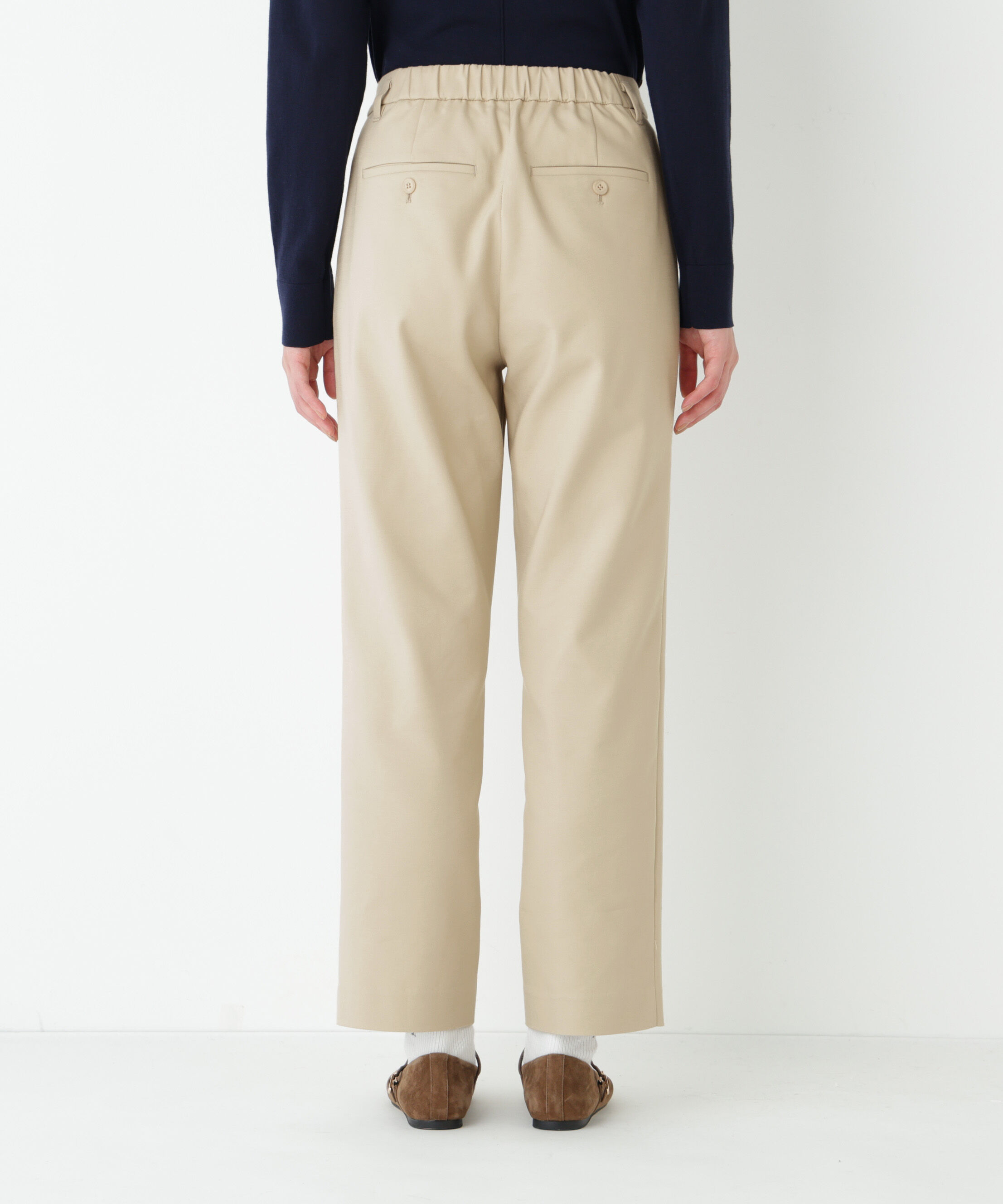  「◆《ウォッシャブル/ストレッチ素材》細身ストレッチストレートパンツ」|その他|