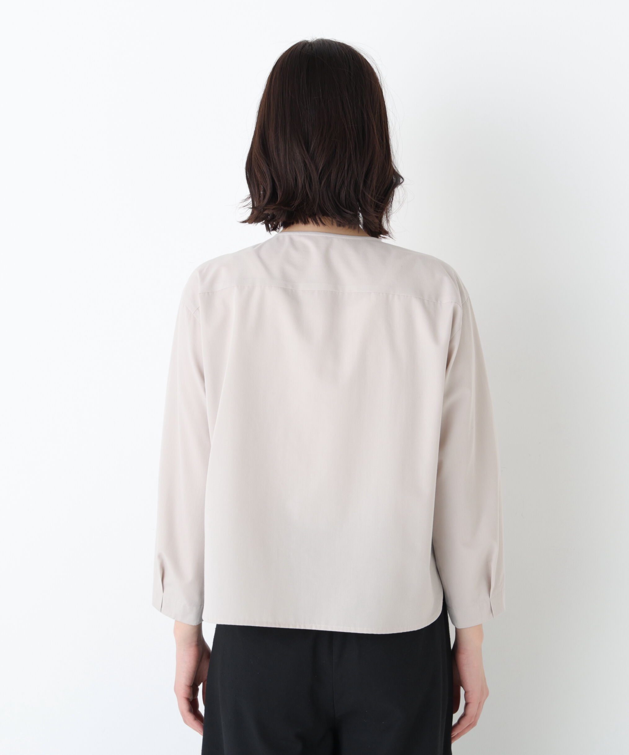  「◆カラミレーススキッパーブラウス」|シャツ・ブラウス|