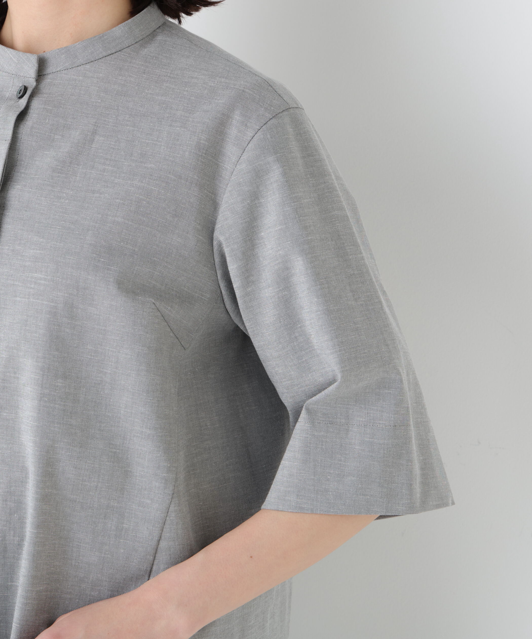  「◆リネン混ストレッチタンブラーセットアップ」|ワンピース|