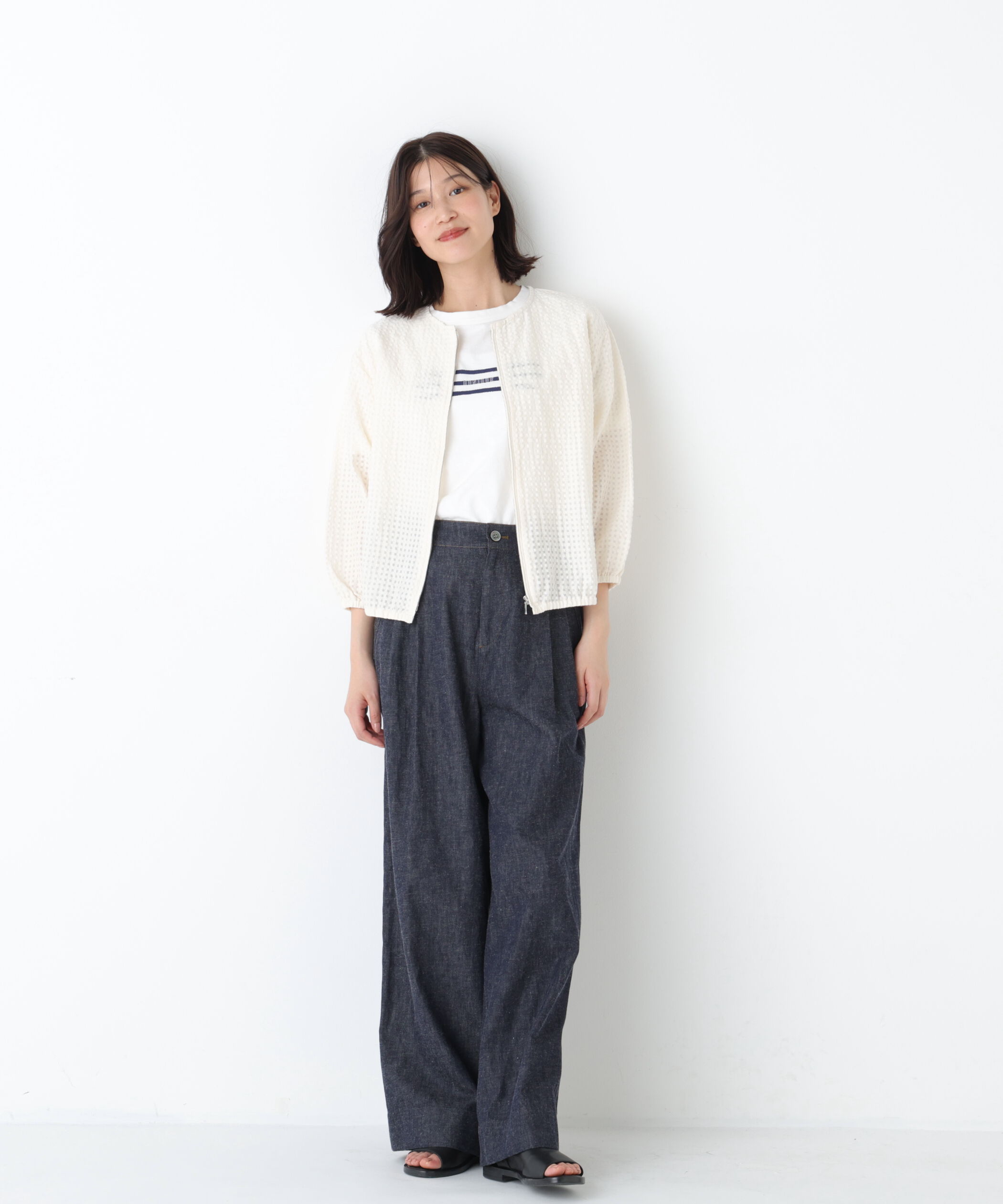  「◆ラッセルチェックレースジップブルゾン」|ブルゾン・スタジャン|