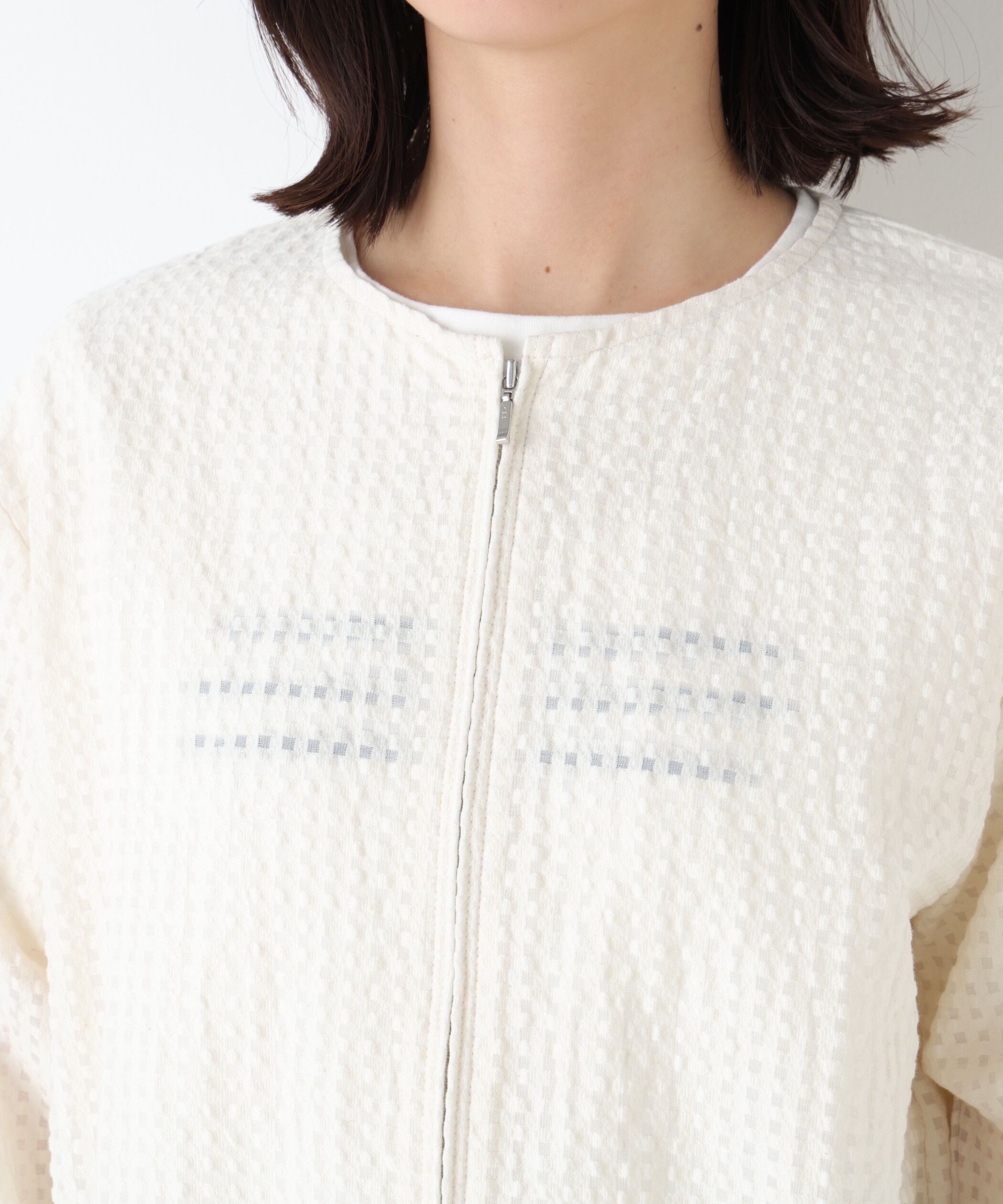  「◆ラッセルチェックレースジップブルゾン」|ブルゾン・スタジャン|