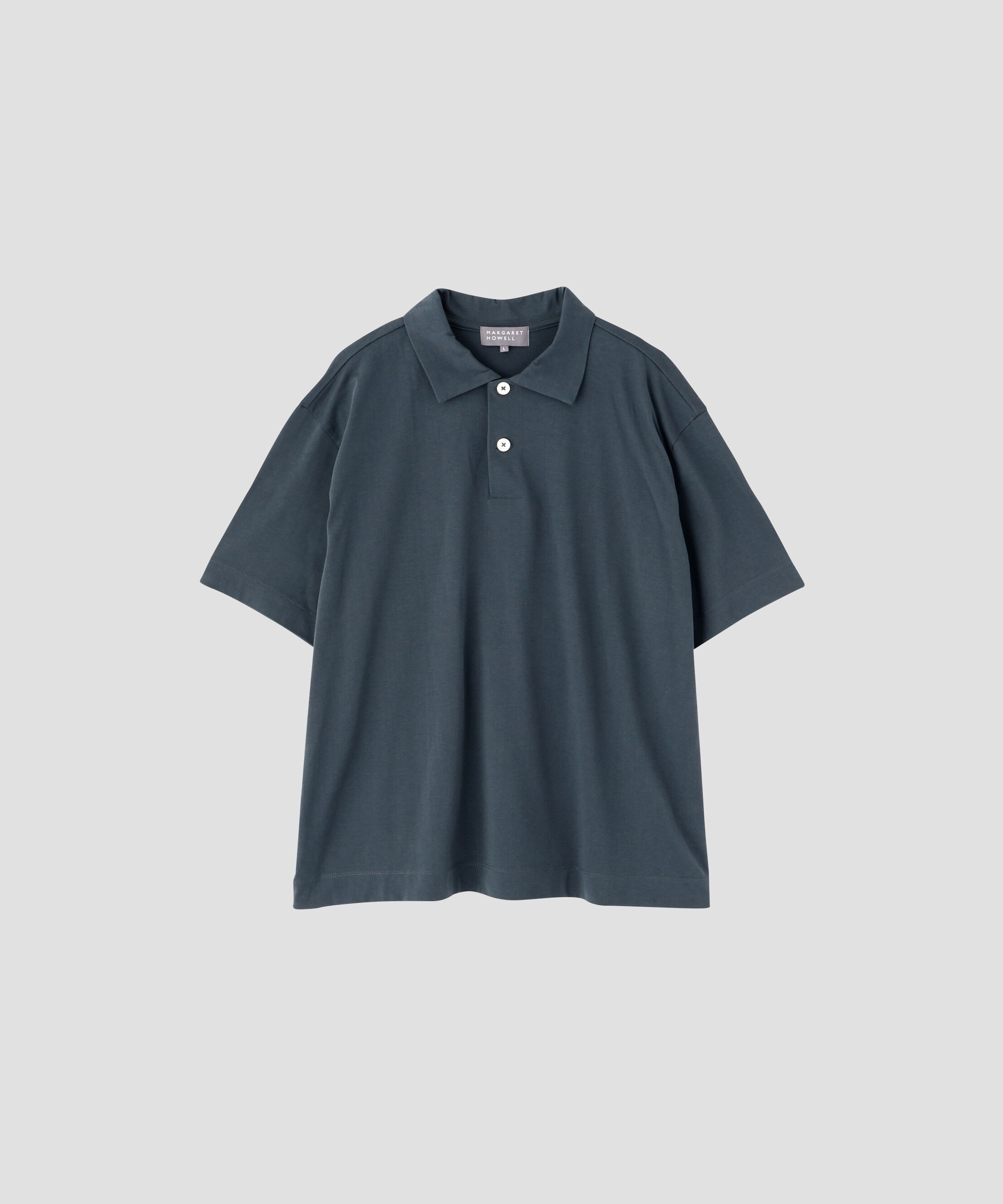 MARGARET HOWELL「EXTRA LONG STAPLE COTTON JERSEY TOP」|Tシャツ・カットソー|SLATE7